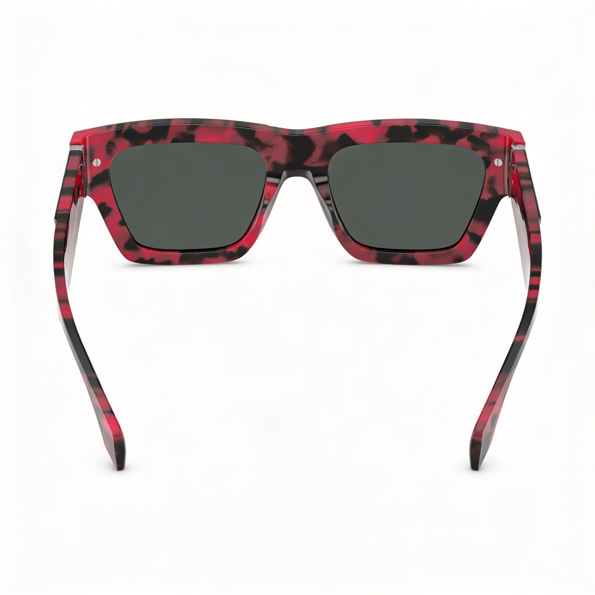 Versace Ve4464f Men's Black Red Havana Acetate UV Protection Sunglasses 55mm, Photo 3