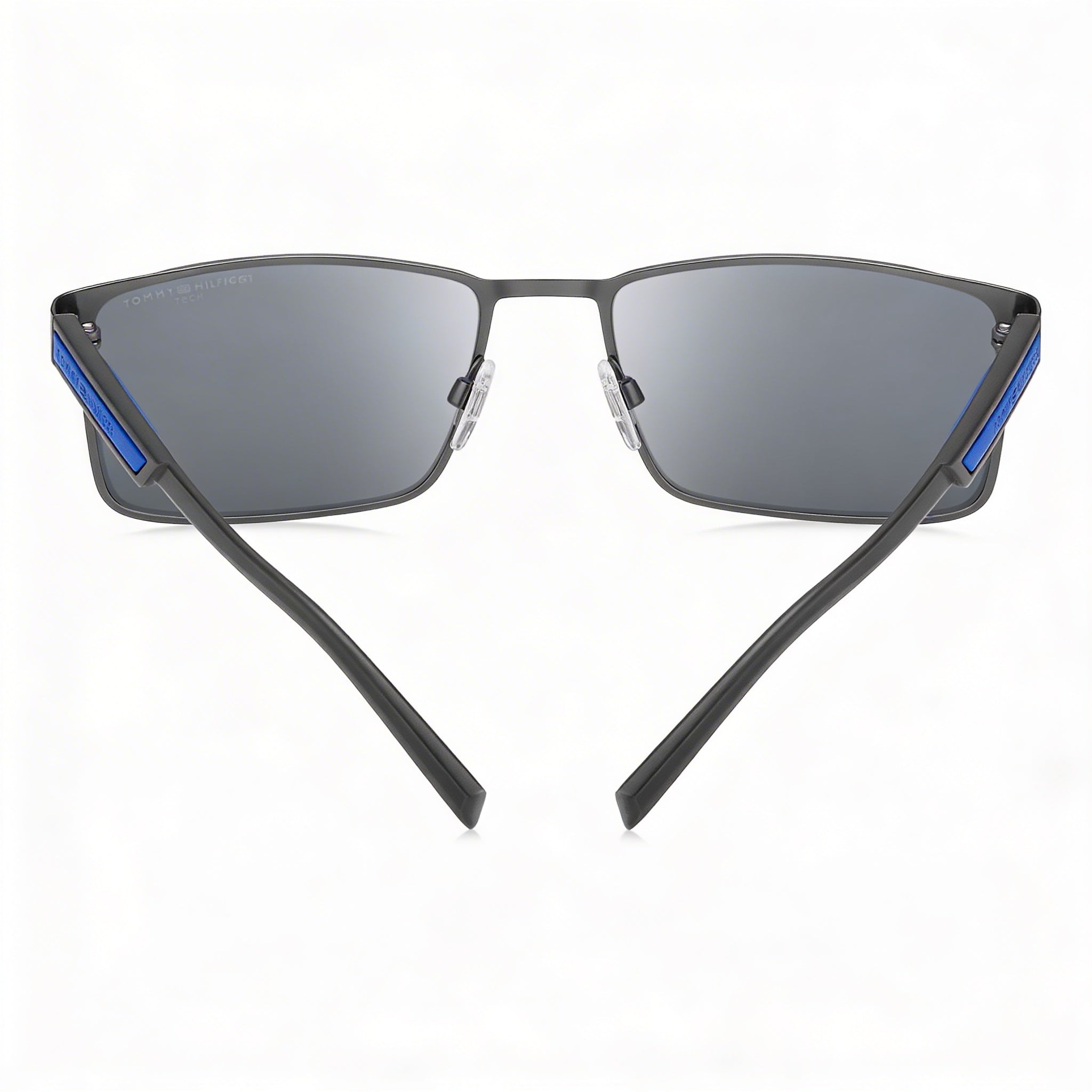 Tommy Hilfiger Casual Men's Matte Ruthenium Black Stainless Steel Polycarbonate Sunglasses 57mm, Photo 4