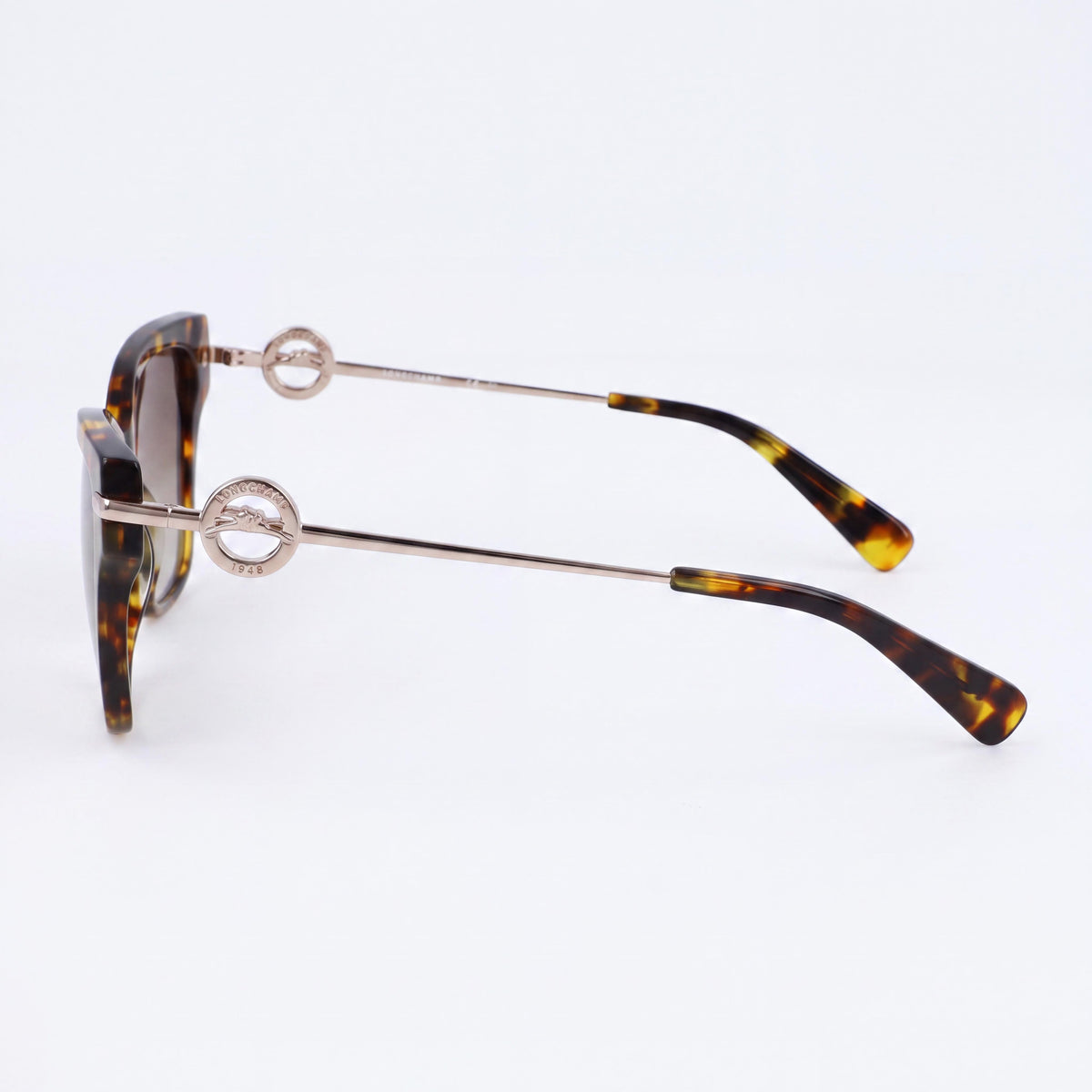 Gafas de Sol Casuales para Mujer Longchamp LO737S en Acetato Verde Habana con Lentes de Policarbonato de 52mm, Photo 3