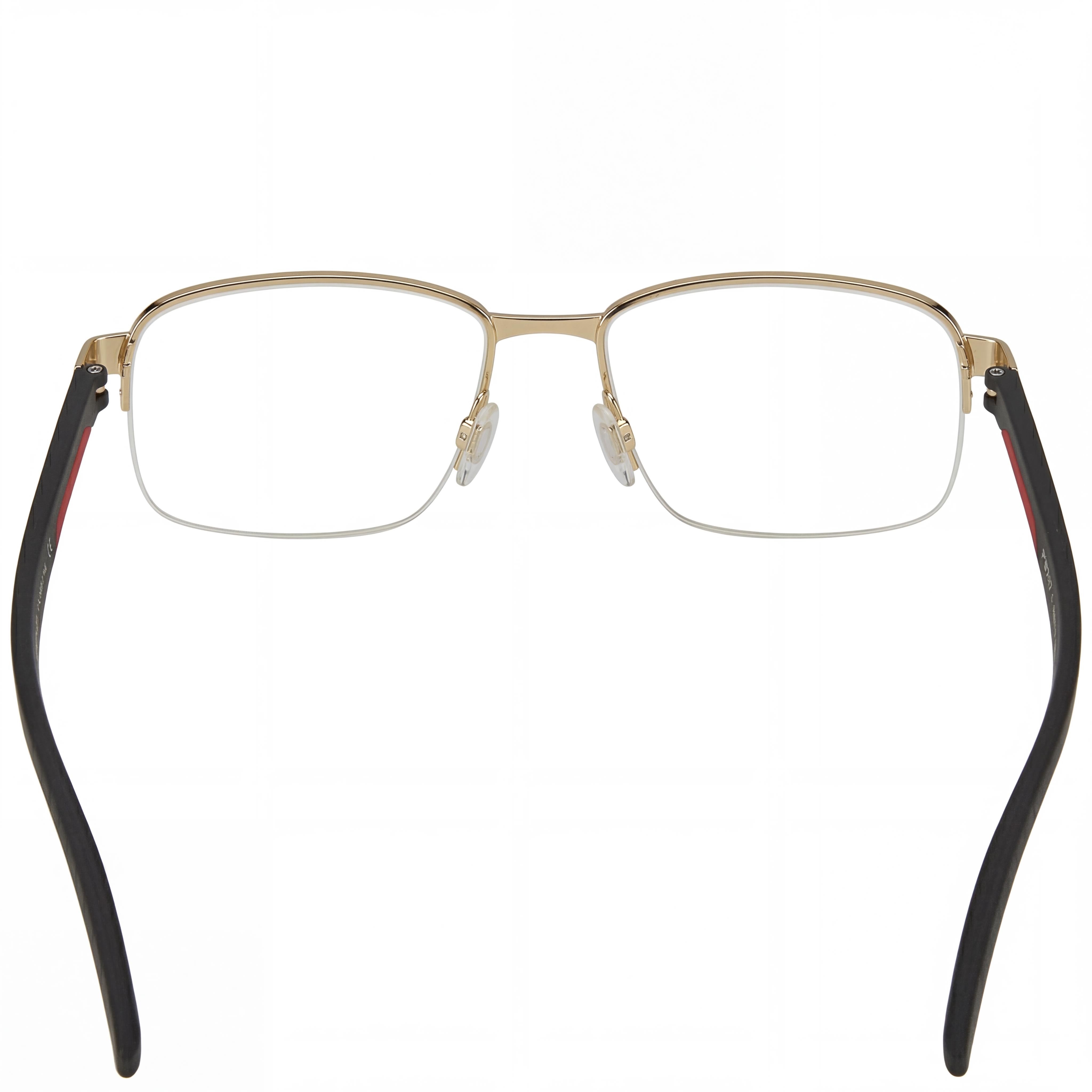 Porsche P8747 Casual Men's Gold Metal Frame Non Polarized Sunglasses with Transparent Polycarbonate Lenses 56mm, Photo 3