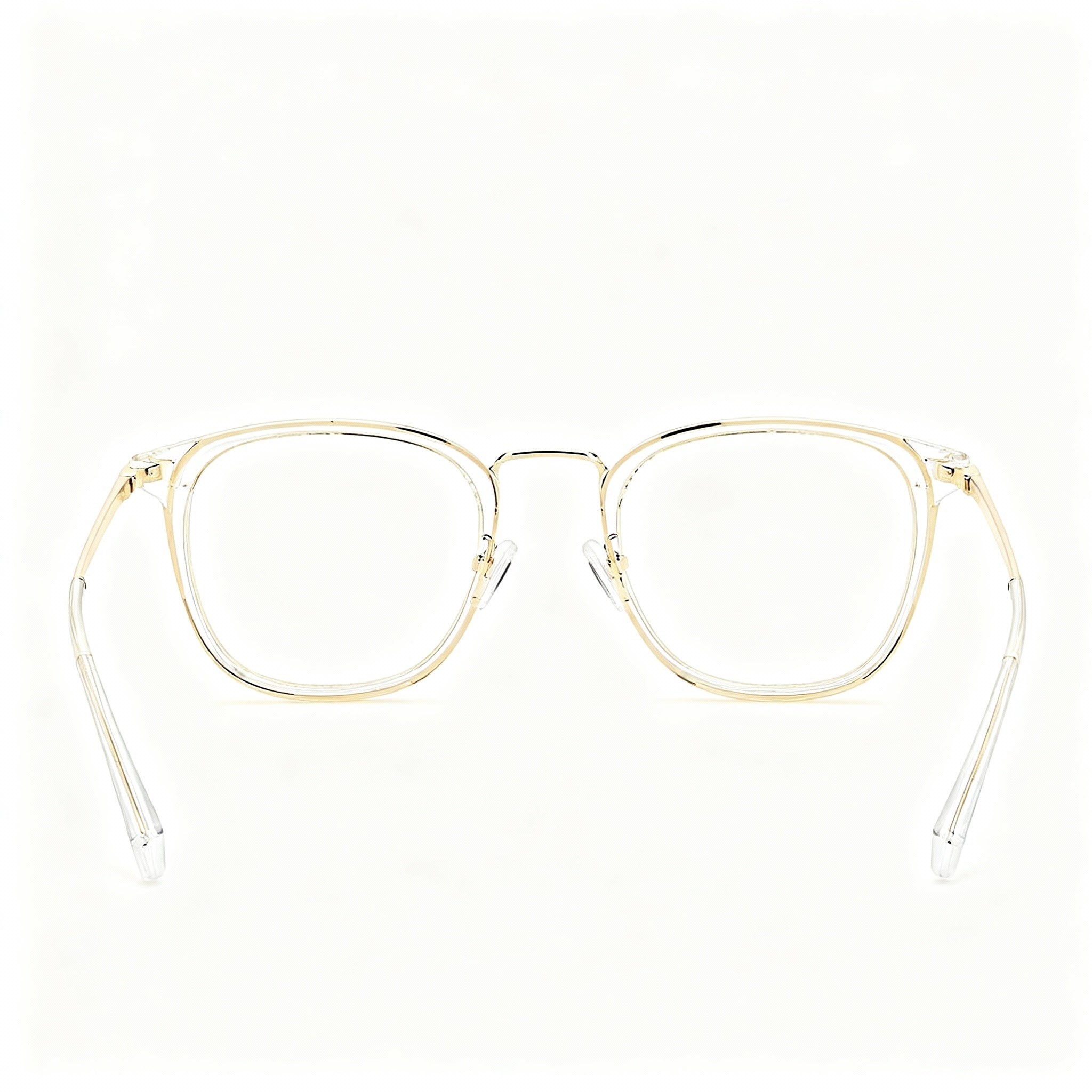 Polaroid Women's Pld D439/G Injected Frame Crystal Gold Non-Polarized Prescription Optical Eyeglasses 52mm, Photo 3