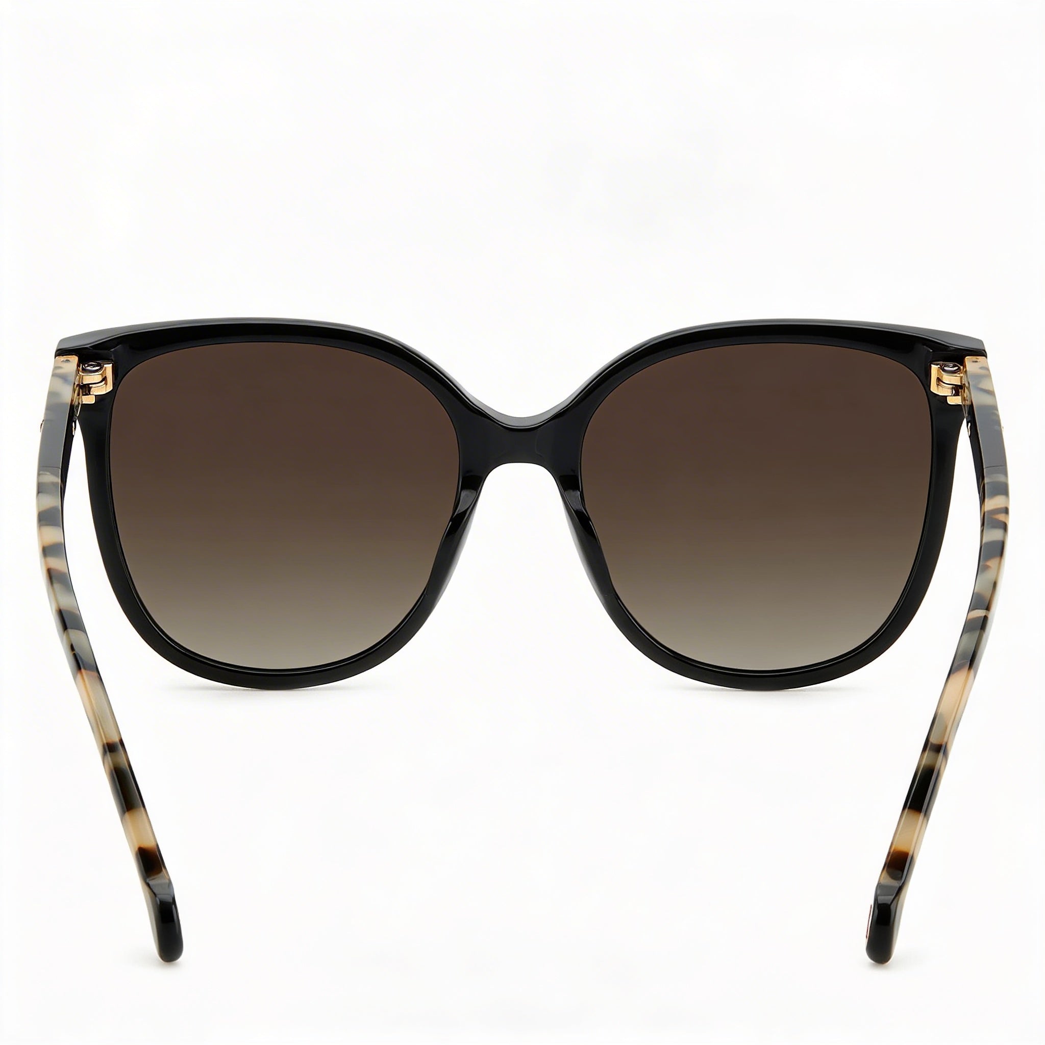 Carolina Herrera HER 0136/S Women's Square Classic Black Havana Acetate Sunglasses 100% UV Protection 55mm, Photo 3