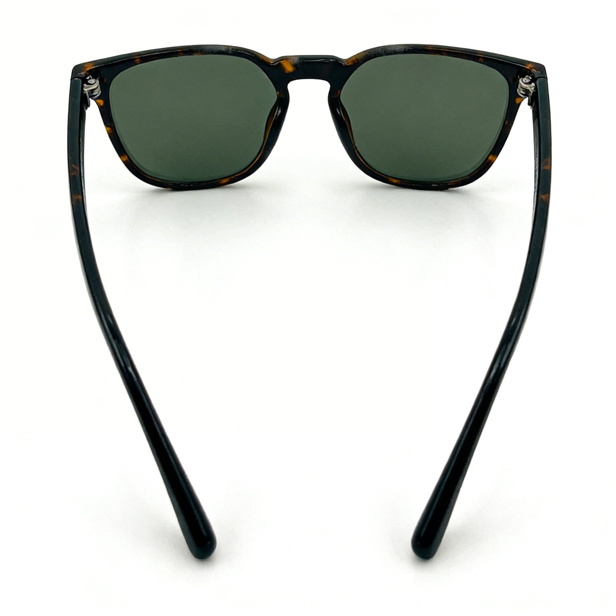 Gafas de sol redondas y suaves Kenneth Cole para hombre, montura de plástico color habana oscuro, lentes verdes, 100 % protección UV, 54-17-150 mm, Photo 3