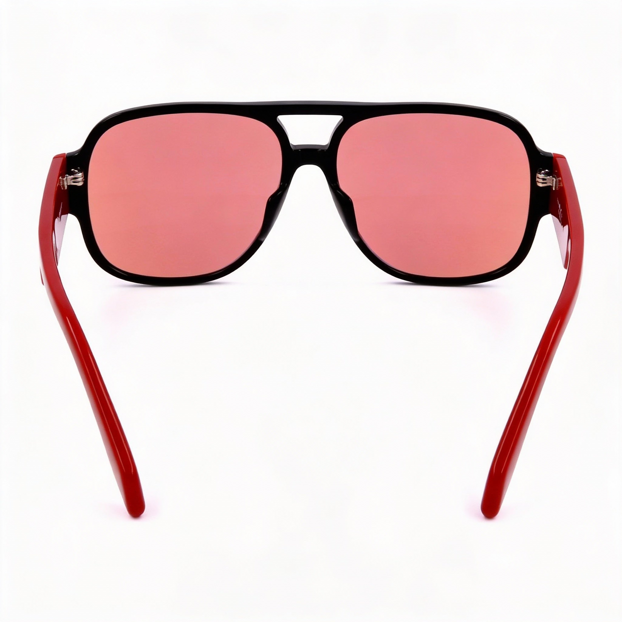 Gafas de sol adidas Originals Classic para hombre, de acetato, color negro brillante, 57 mm, efecto espejo burdeos, protección UV, Photo 3