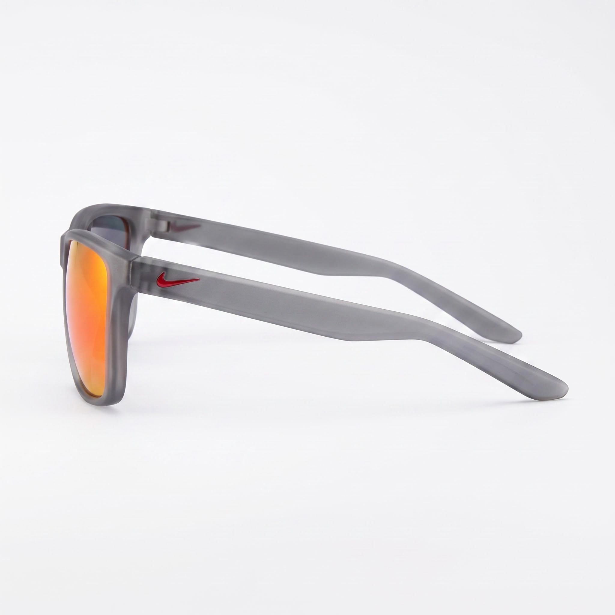 Gafas de sol Nike Wayfarer unisex, montura de plástico color rojo vino, lentes espejo gris-rojo con protección UV, Photo 3