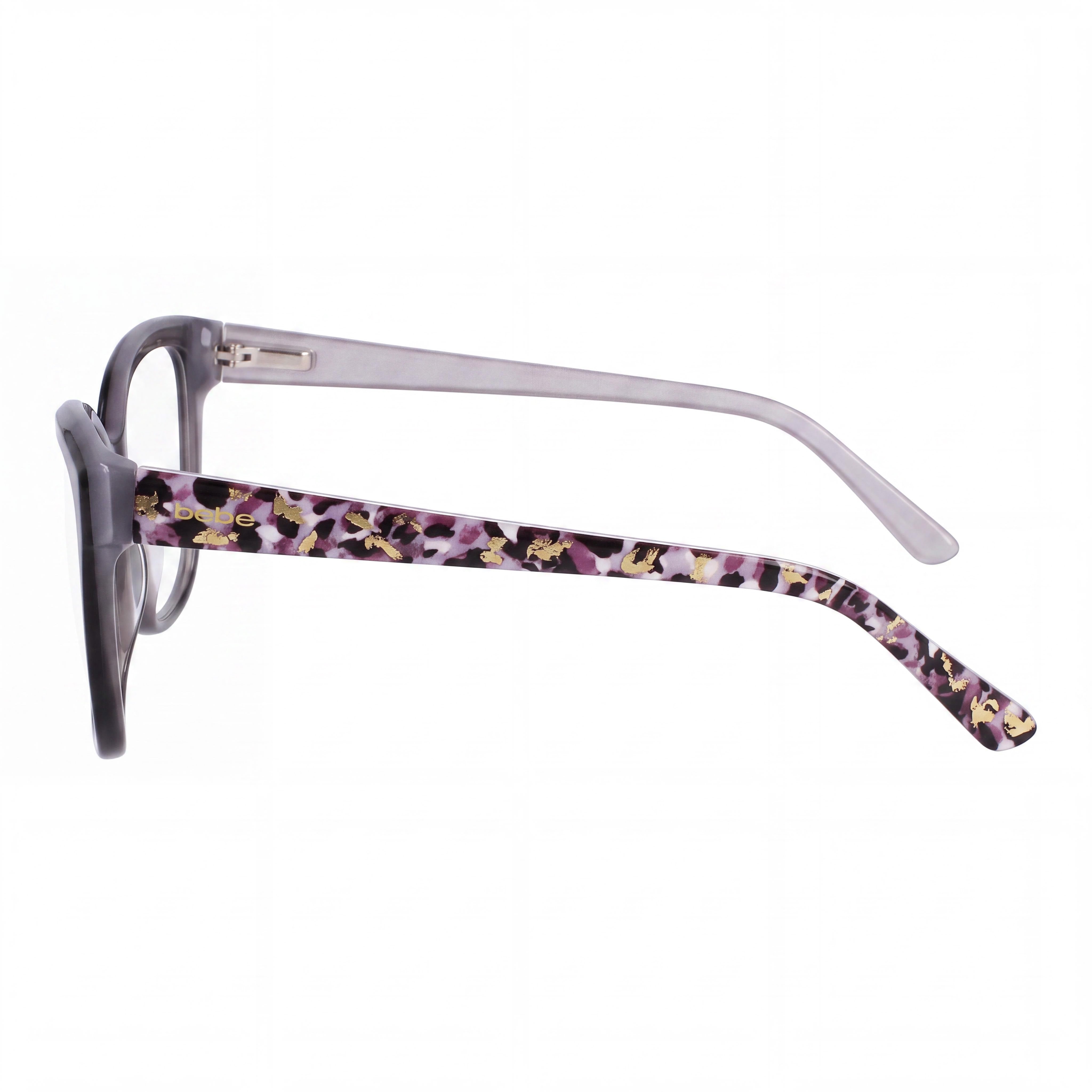 Gafas para hombre bebe Bb5214 con montura de metal y lentes transparentes de policarbonato, negro azabache, 54 mm, Photo 2
