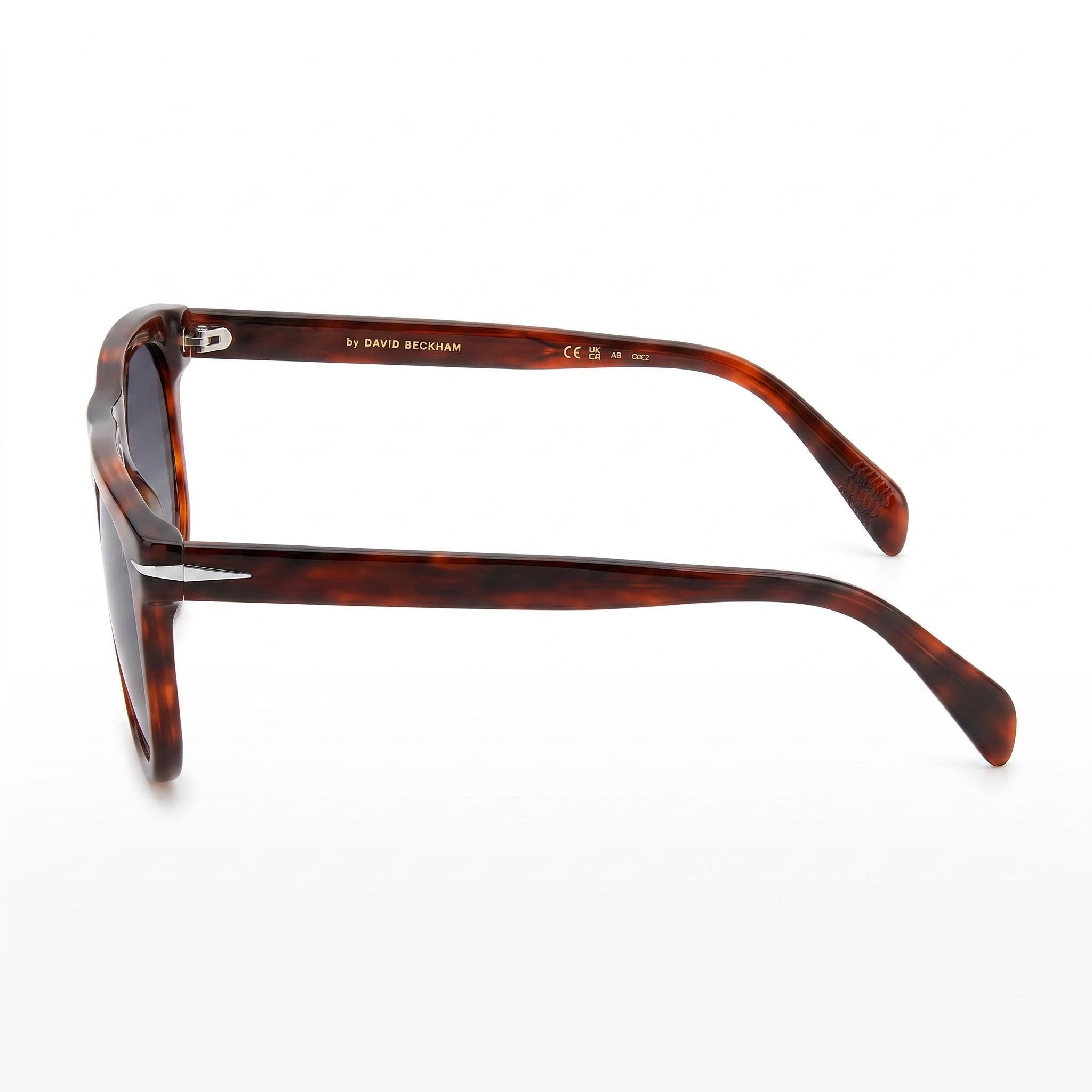 David Beckham Db 7111/S Women's Dark Grey Shaded Square Acetate Eyewear 56mm, Photo 3