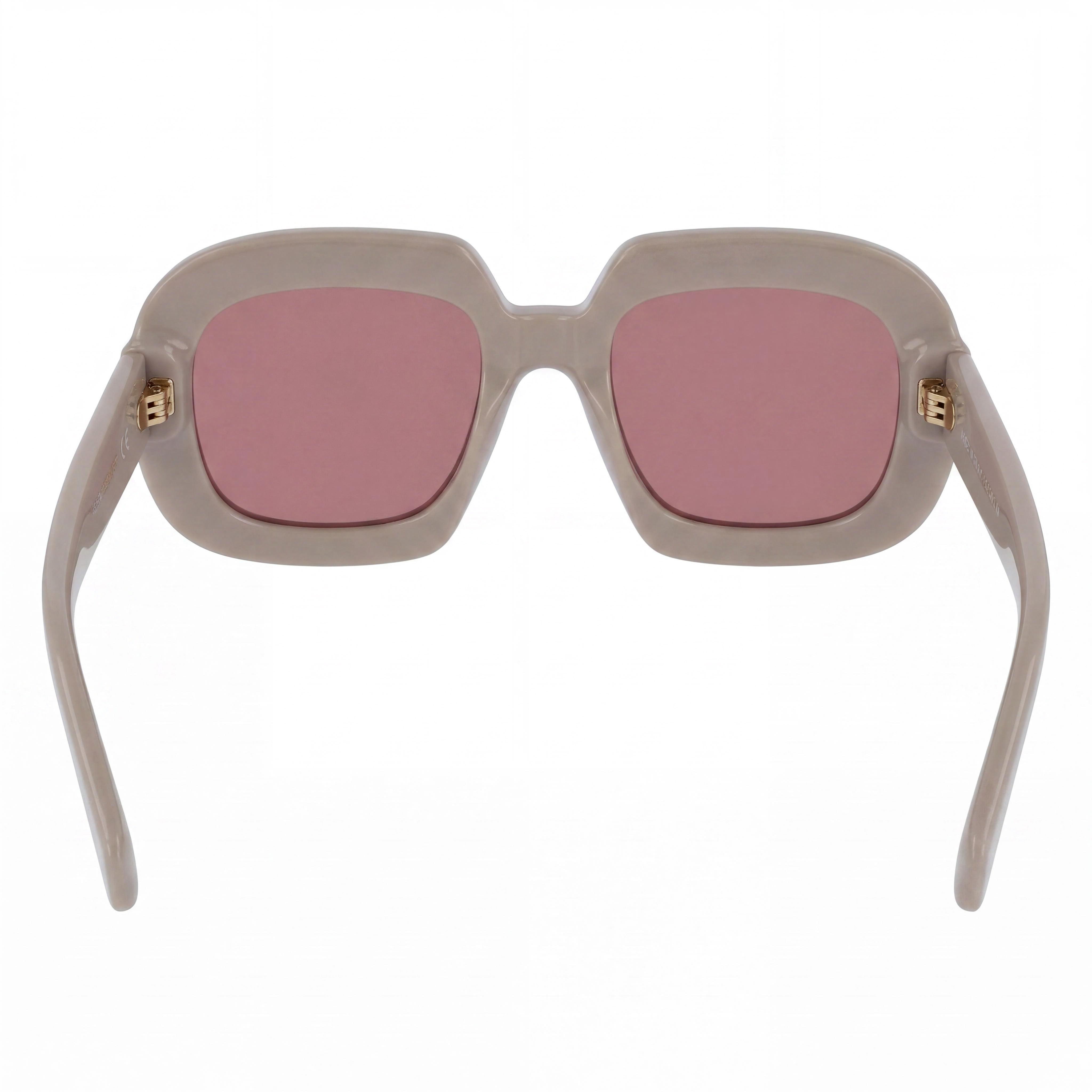 Ferragamo Modern Men's Beige Acetate Frame Sunglasses with Polycarbonate UV 400 Lenses, Size 54-20, Photo 3