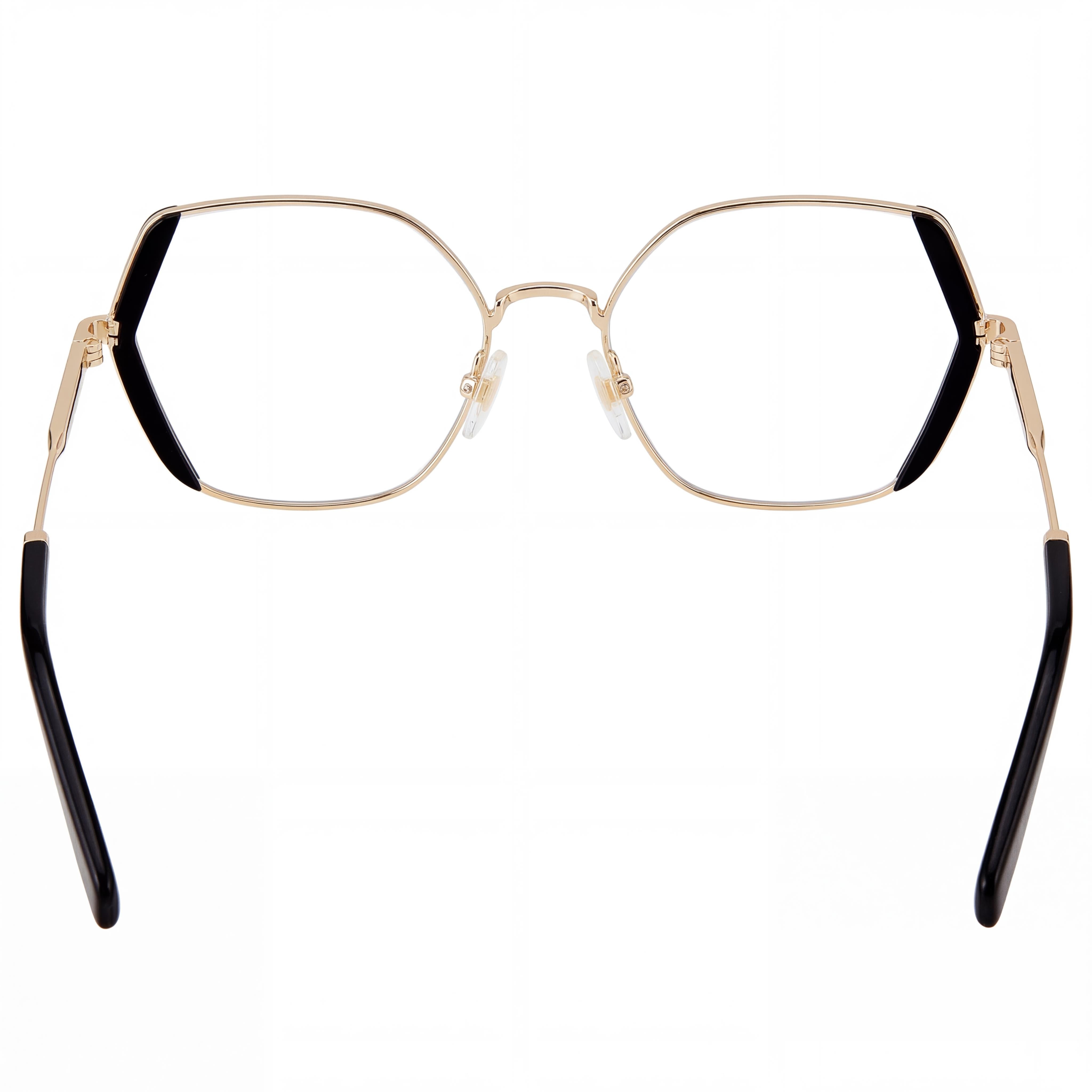 Gafas de metal para mujer Marc Jacobs Contemporary Mj 1068, doradas y negras, 54 mm, con protección UV, Photo 3