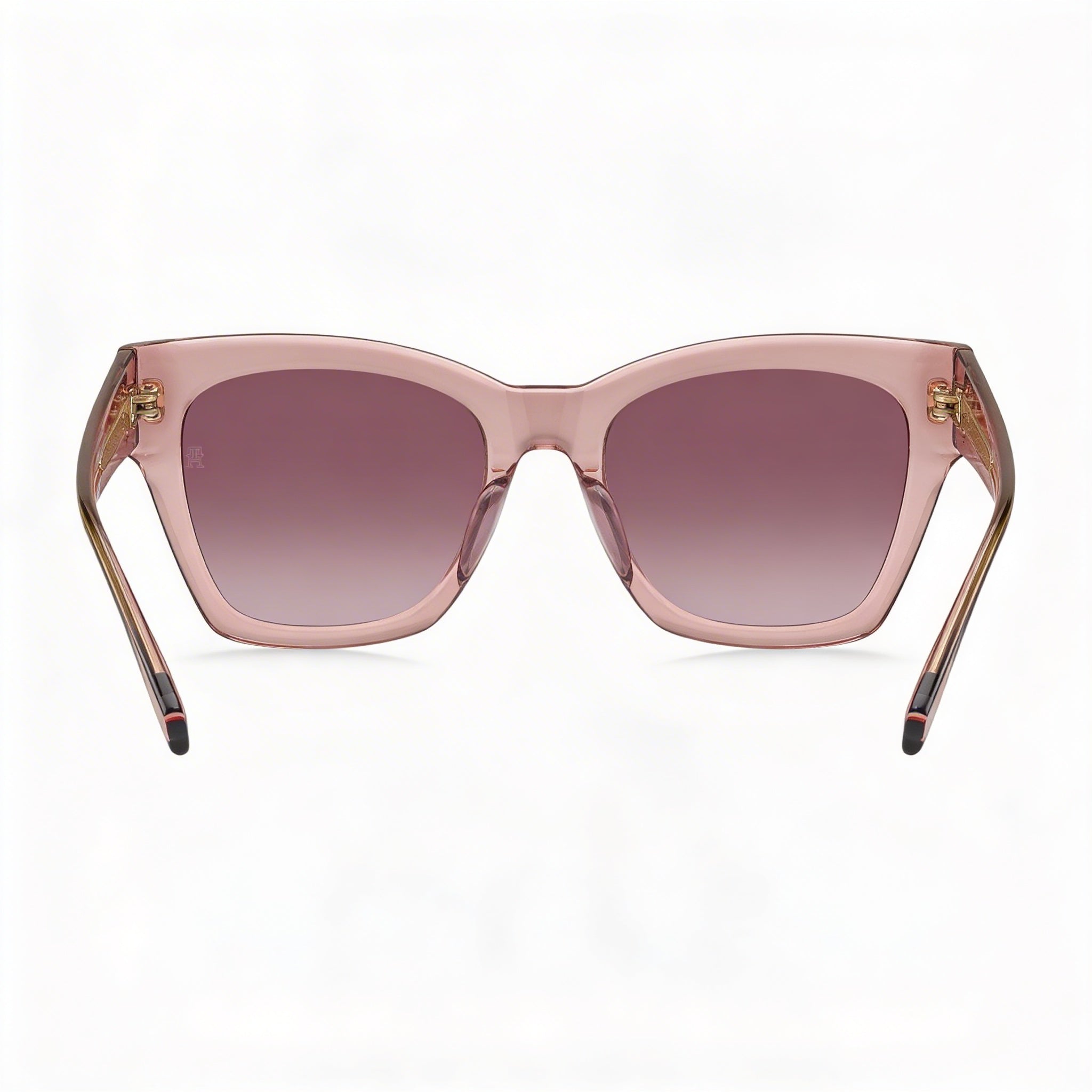 Gafas de sol Tommy Hilfiger para mujer TH 2156/S con montura de acetato rosa y lentes no polarizadas Doubleshade rosas con 100% de protección UV de 52 mm, Photo 3