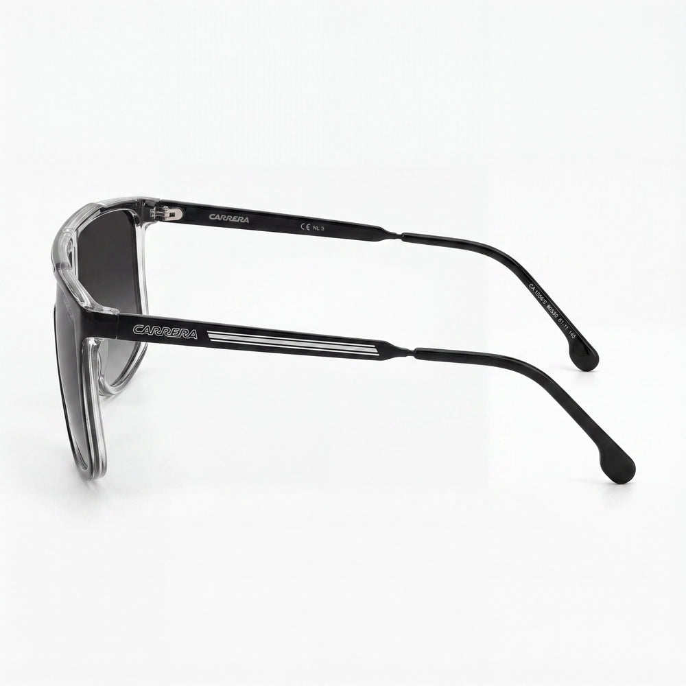 Gafas de sol Carrera CA1056/S cuadradas degradadas negras para hombre, 61 mm