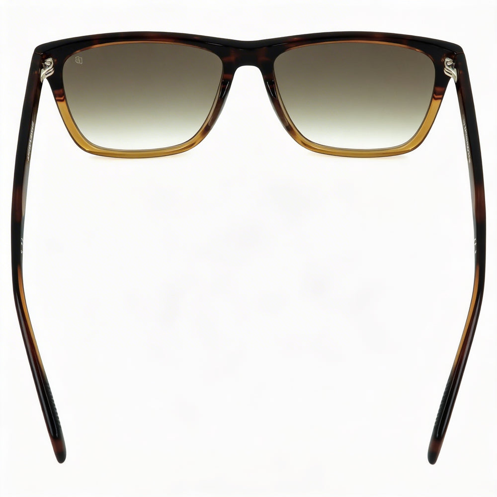David Beckham Classic Unisex Acetate Frame Brown Stripped Brown UV Protected Non-Polarized Sunglasses 55mm