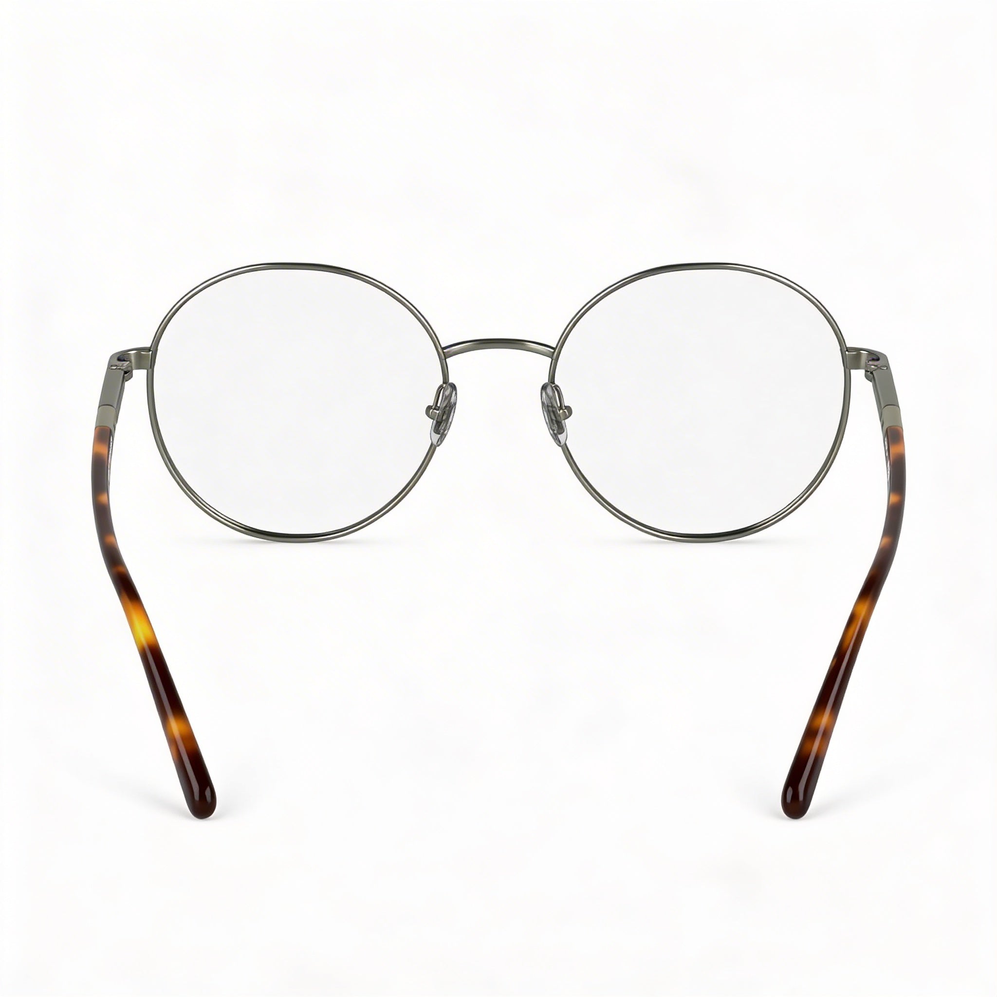 Gafas Lacoste L2310 Casual Unisex con montura ovalada de metal y lentes de policarbonato, gris plomo mate, 53 mm, Photo 4