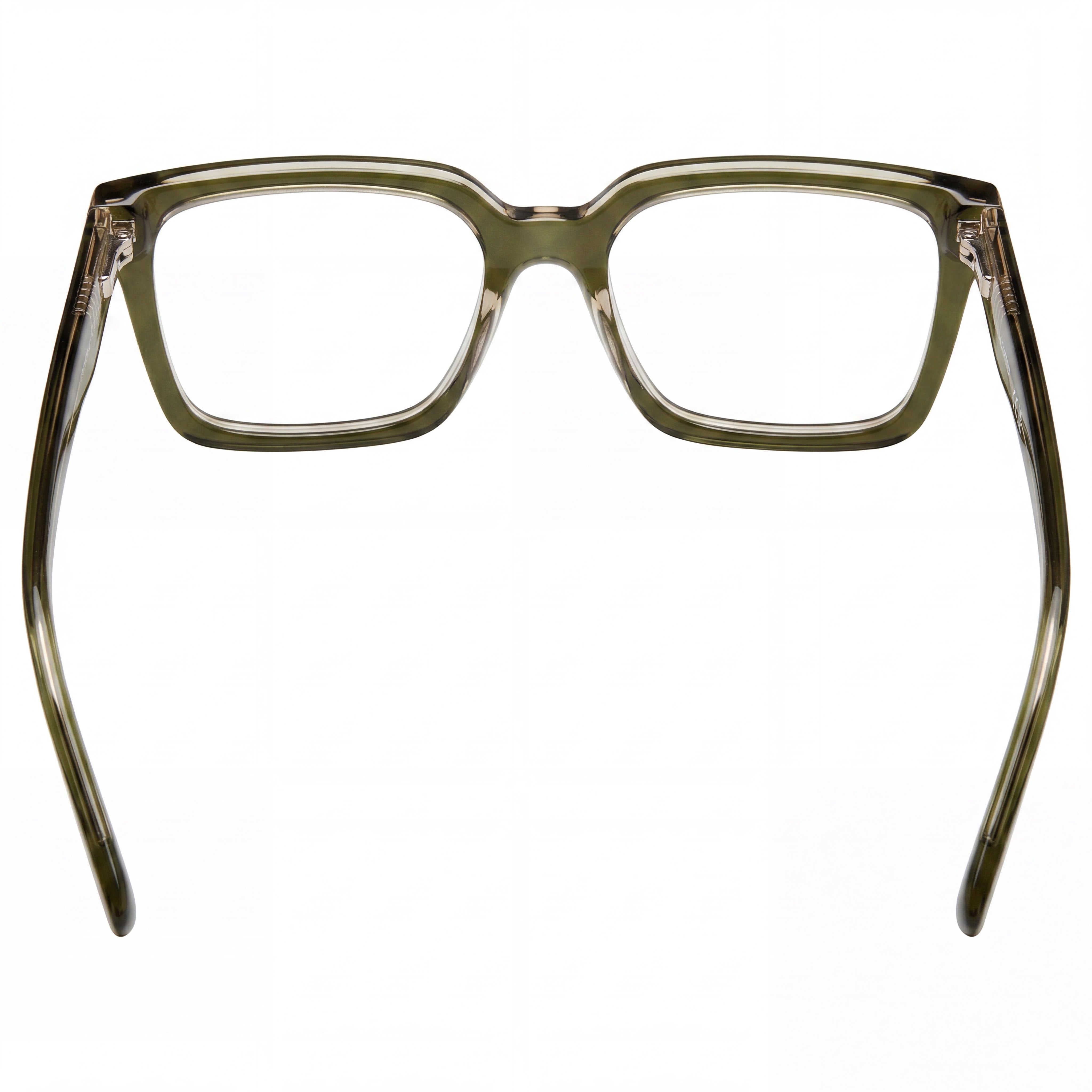 KARL LAGERFELD KL6097 Gafas de sol modernas unisex de acetato caqui cristal de 55 mm, Photo 3