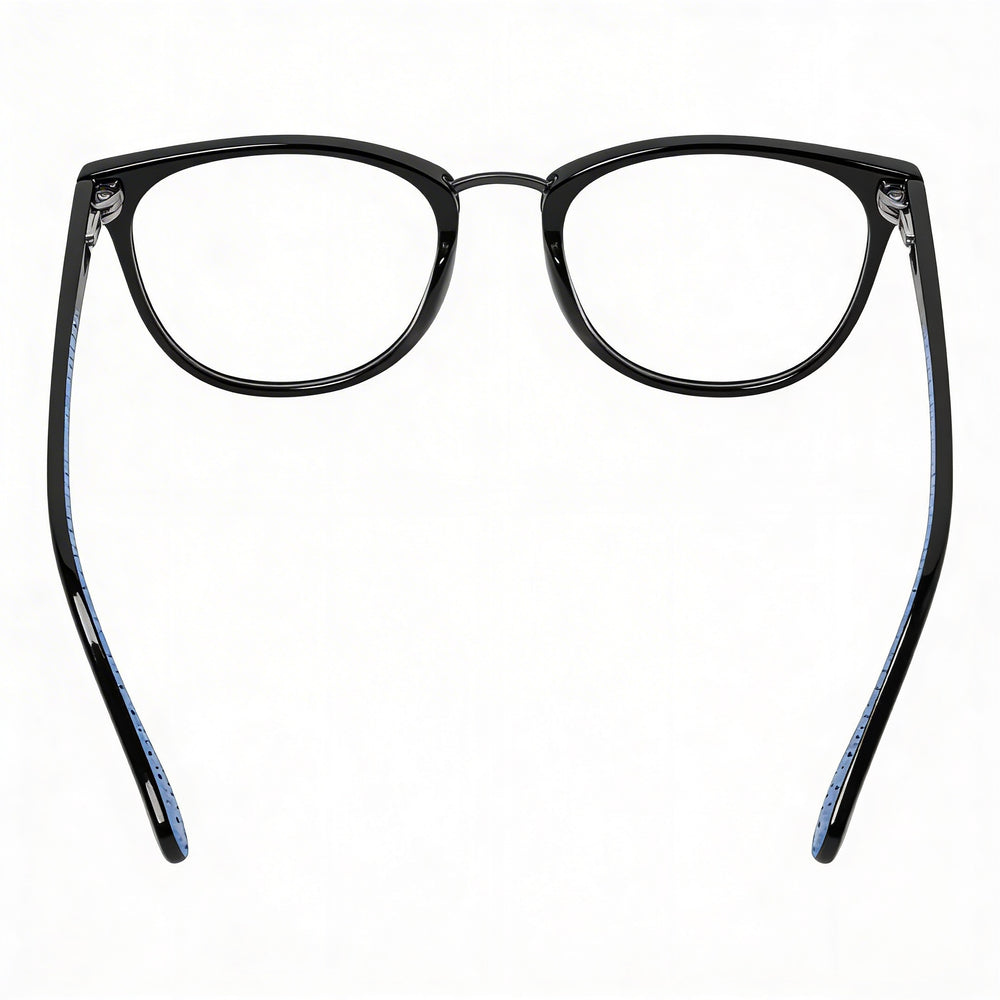 Gafas de sol polarizadas de plástico negro para hombre Lucky Brand D217 51mm