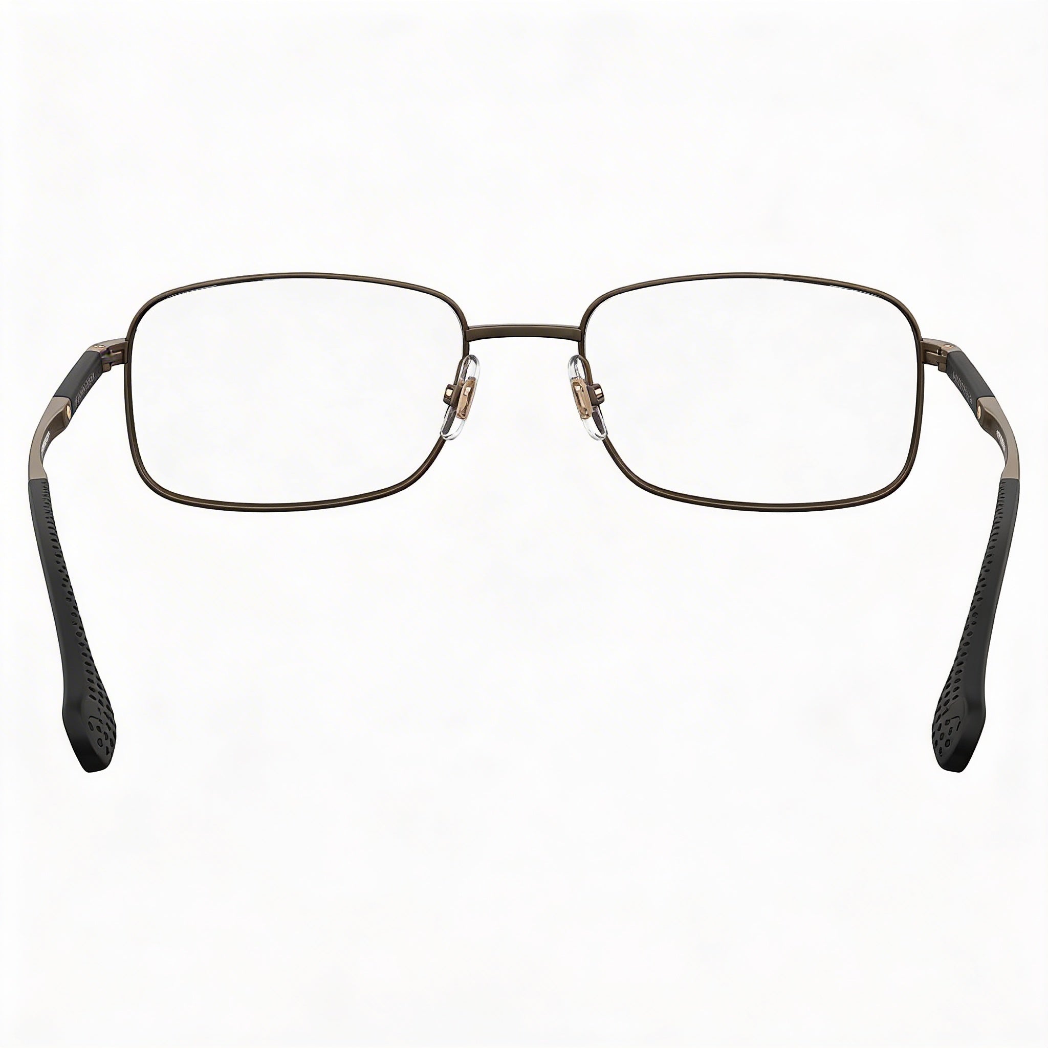 Carrera 8848 Gafas Rectangulares Metálicas para Hombre, Bronce Mate, con Patillas de Metal con Memoria, 55mm, Photo 2
