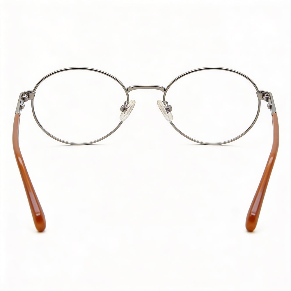 Guess GU8239 Unisex Metal Eyeglasses with Shiny Gunmetal Frame, 55mm, non- DEMO LENSES