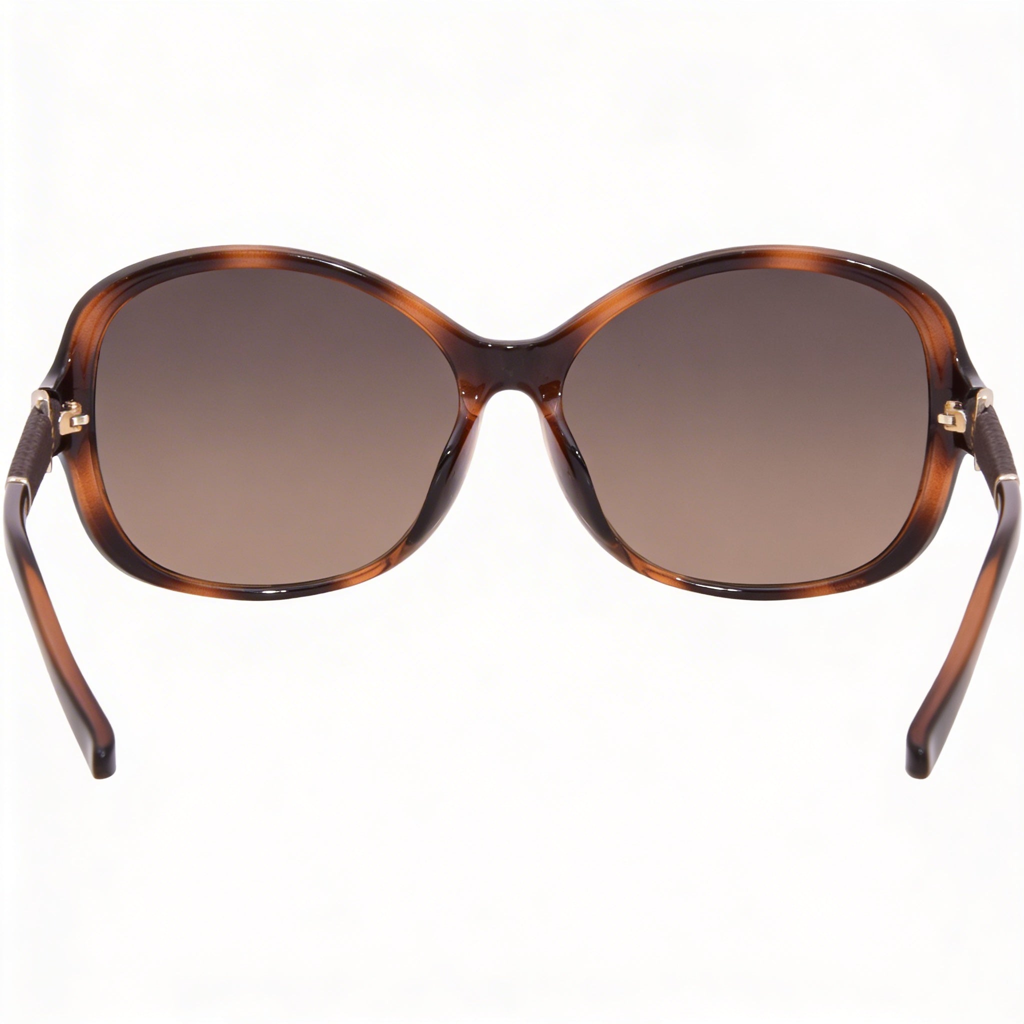 Salvatore Ferragamo Contemporary Women's Tortoise Plastic Oversized Sunglasses Brown Gradient Lenses 59mm UV Protected, Photo 3