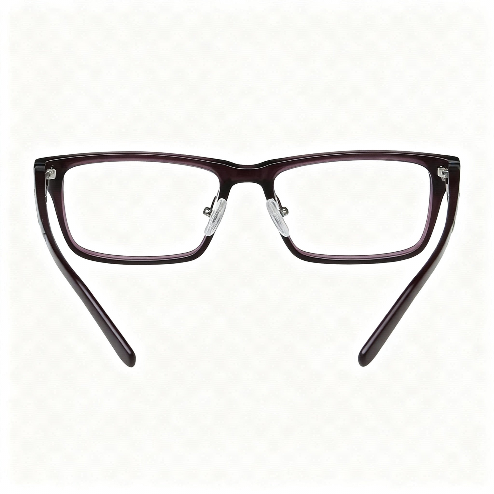 Fila VFI034 Men's Full-frame Acetate Optical Eyeglass Frames in Aubergine, Size 56-16-145mm, Photo 4