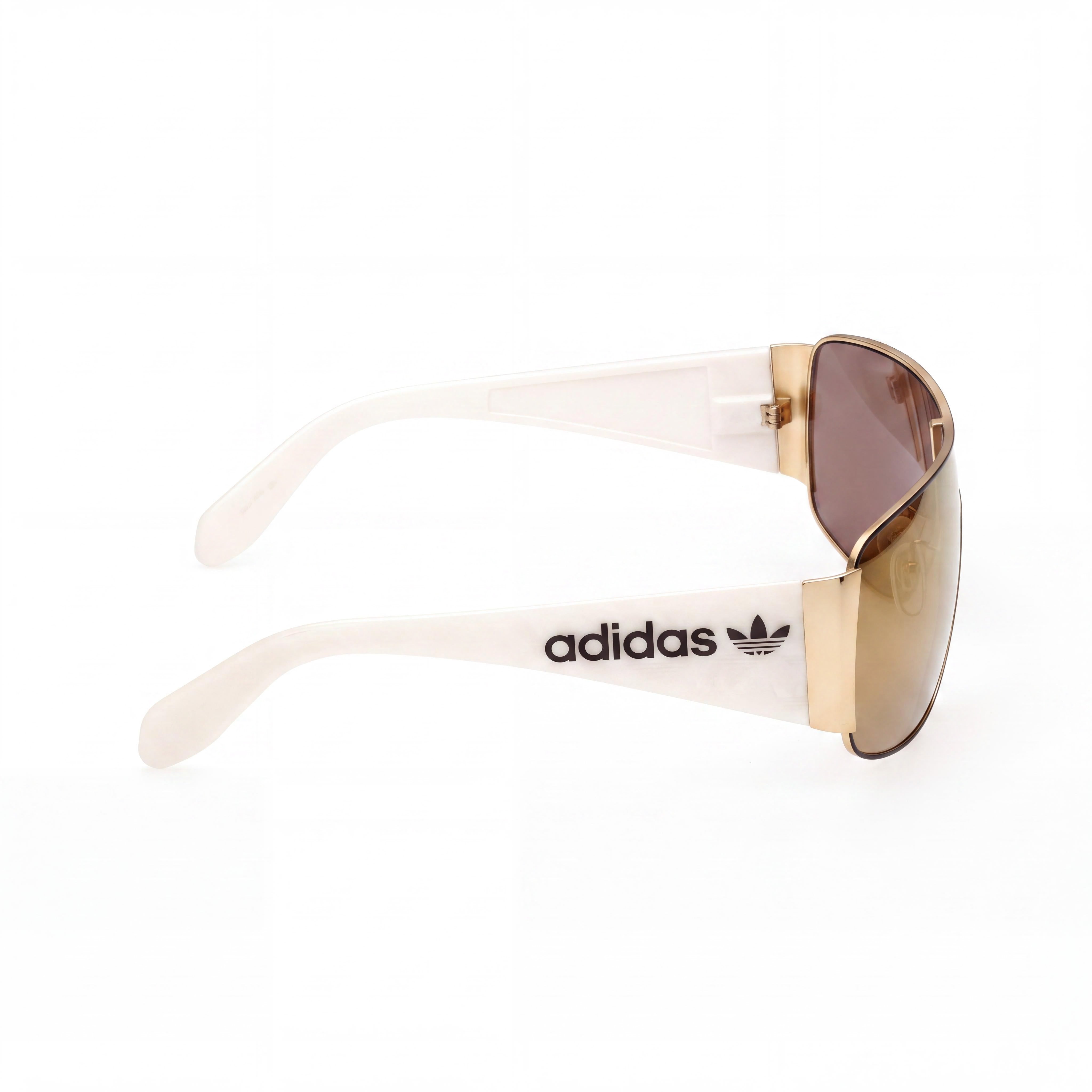adidas OR0058 Men's Modern Metal Frame Sunglasses in Matte Deep Gold with Brown Mirror Lenses, UV Protected, Photo 3