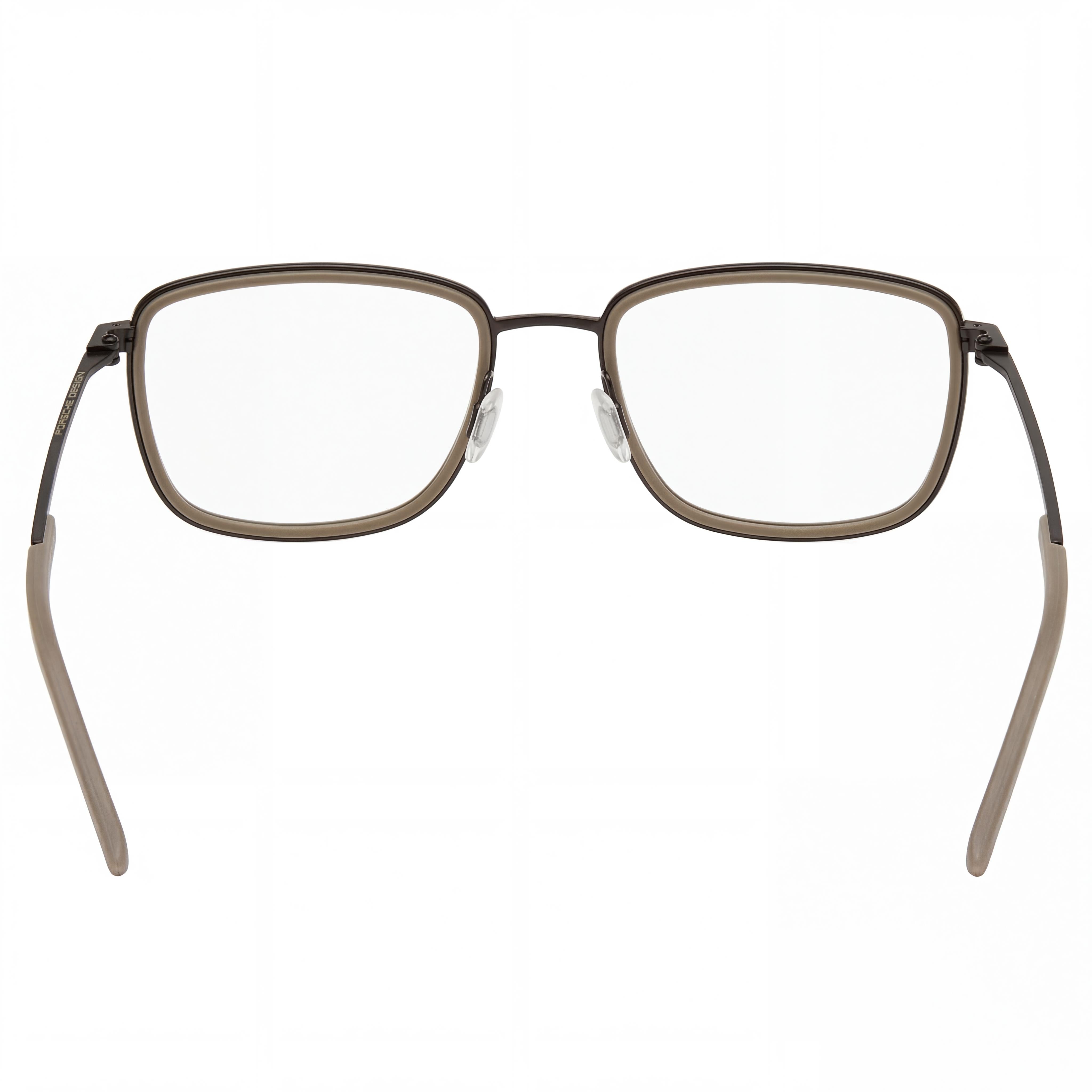Porsche P8365 Men's Modern Acetate Dark Grey Beige 53mm Eyeglasses, Photo 2