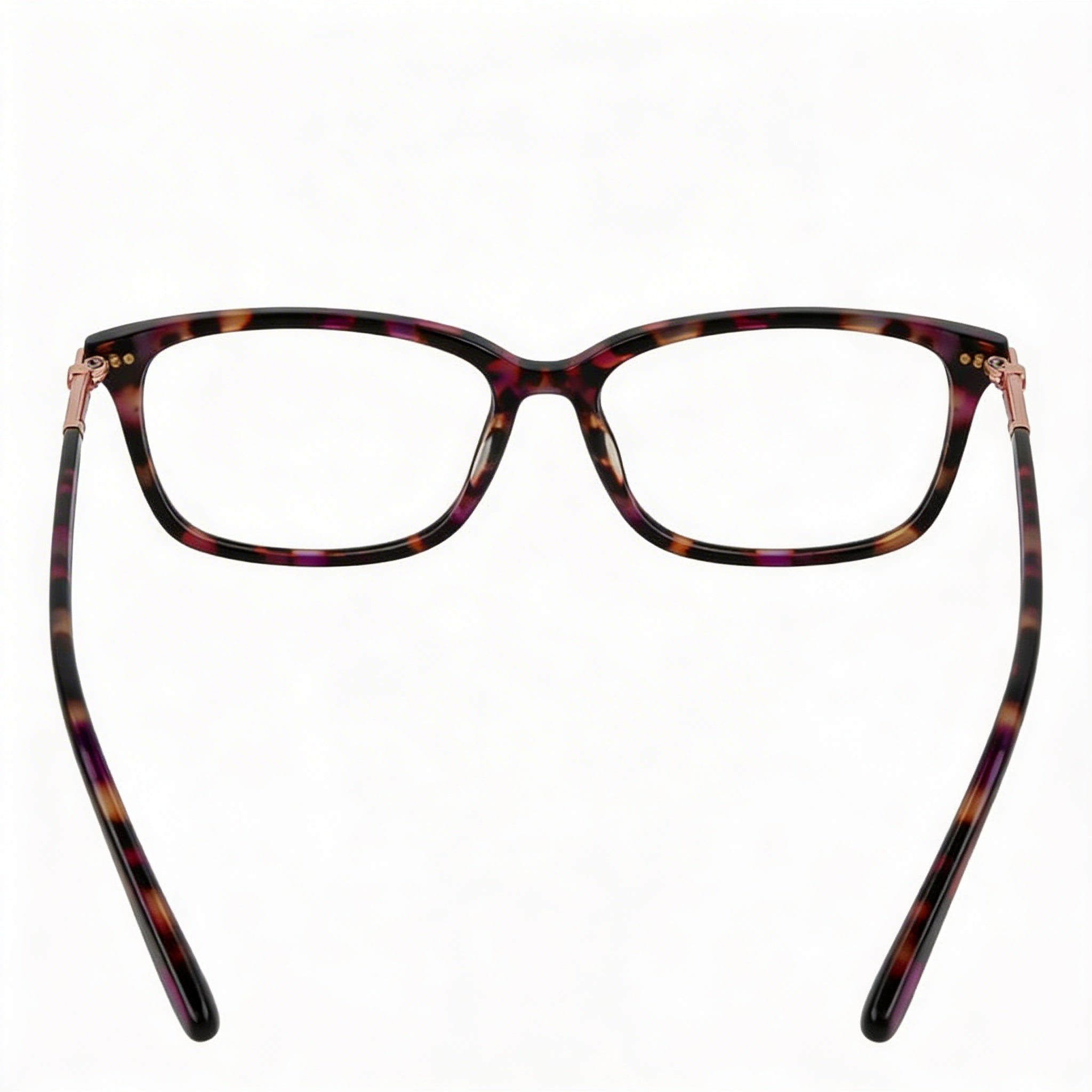 GUESS GU2907 Gafas de Mujer Casual Morado Montura de Plástico con Lentes Transparentes de Demostración, Aptas para Receta, 53mm, Photo 3