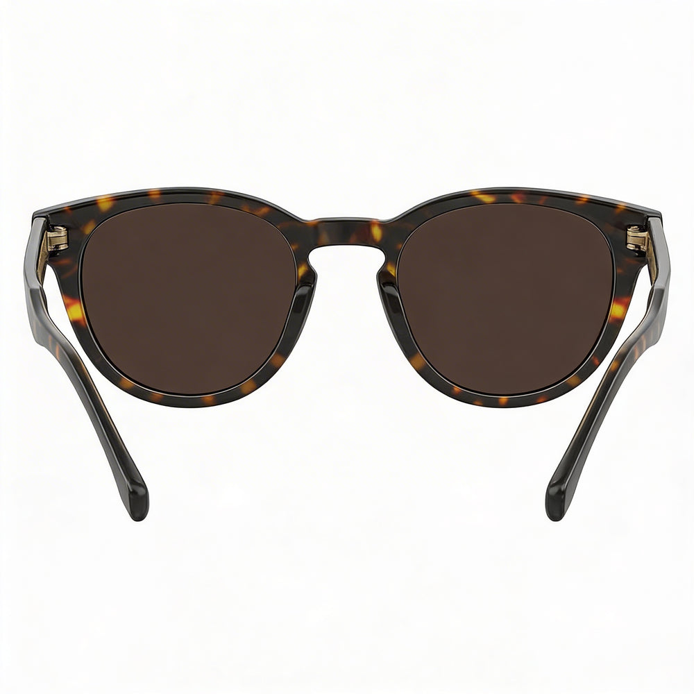 Gafas de sol Carrera 252 para hombre, montura ovalada de plástico, montura marrón habano oscuro, lentes de policarbonato marrón de 50 mm