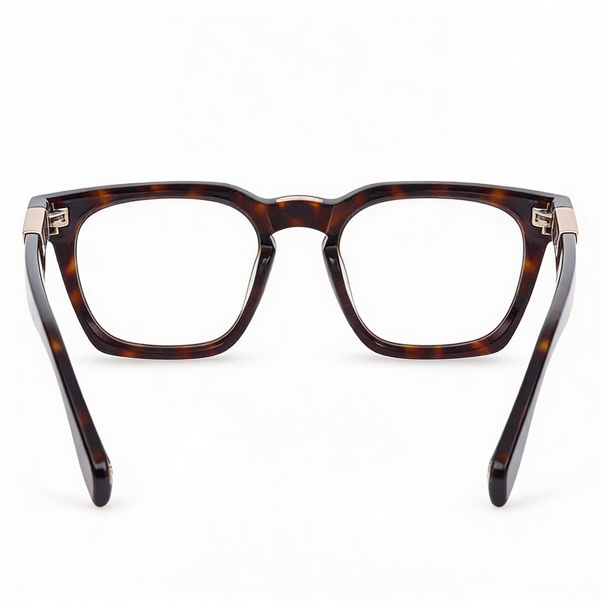 Montura de gafas Police Casual para hombre, de acetato negro brillante, con lentes de demostración, ancho de lente de 51 mm y puente de 145 mm., Photo 3