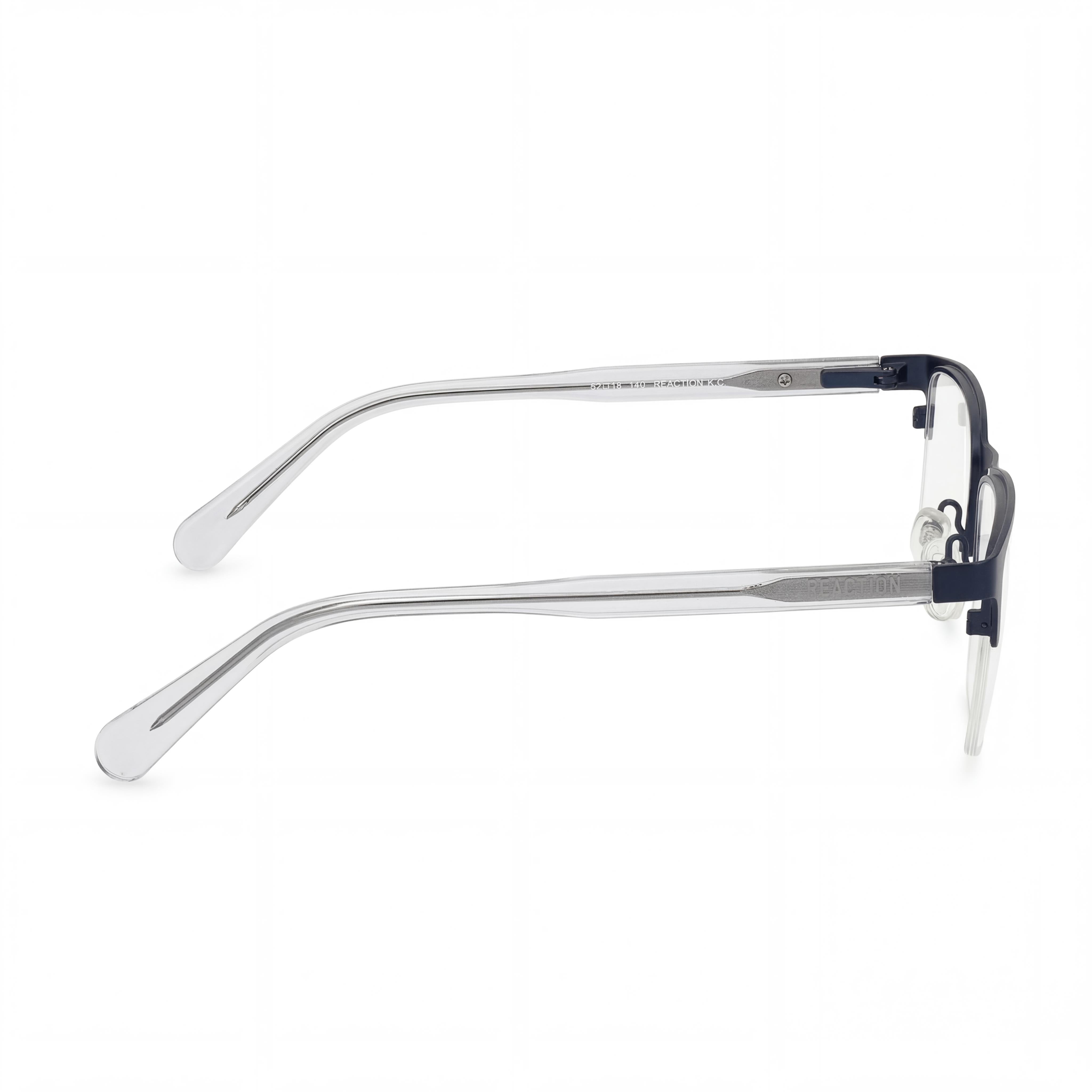 Kenneth Cole REACTION Rn50004 Unisex Matte Blue Non- Polycarbonate Eyewear with 55-17-145 Size, Photo 3