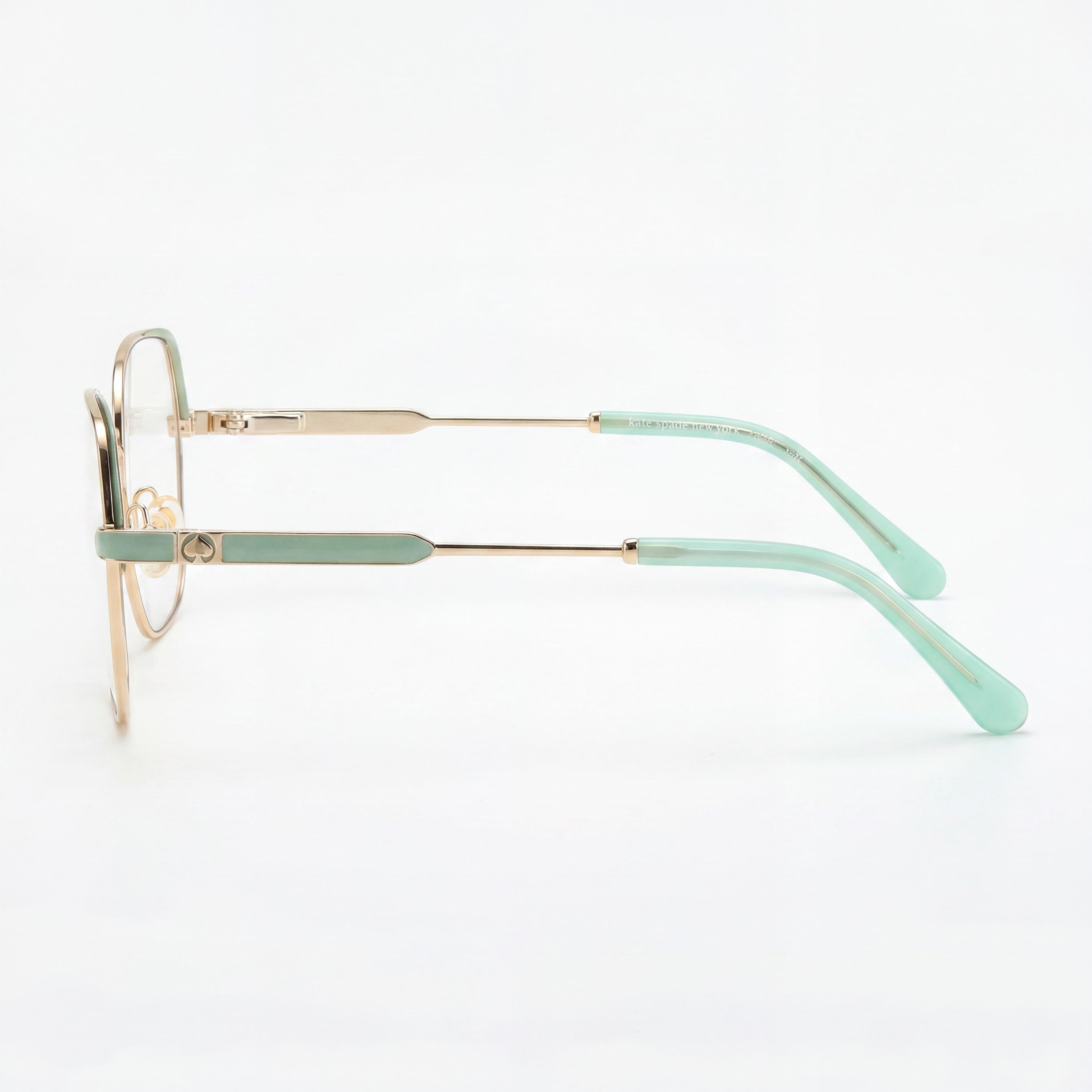 kate spade new york Zeena/G Women's Sunglasses with Gold Green Metal Frame 54mm, Photo 3