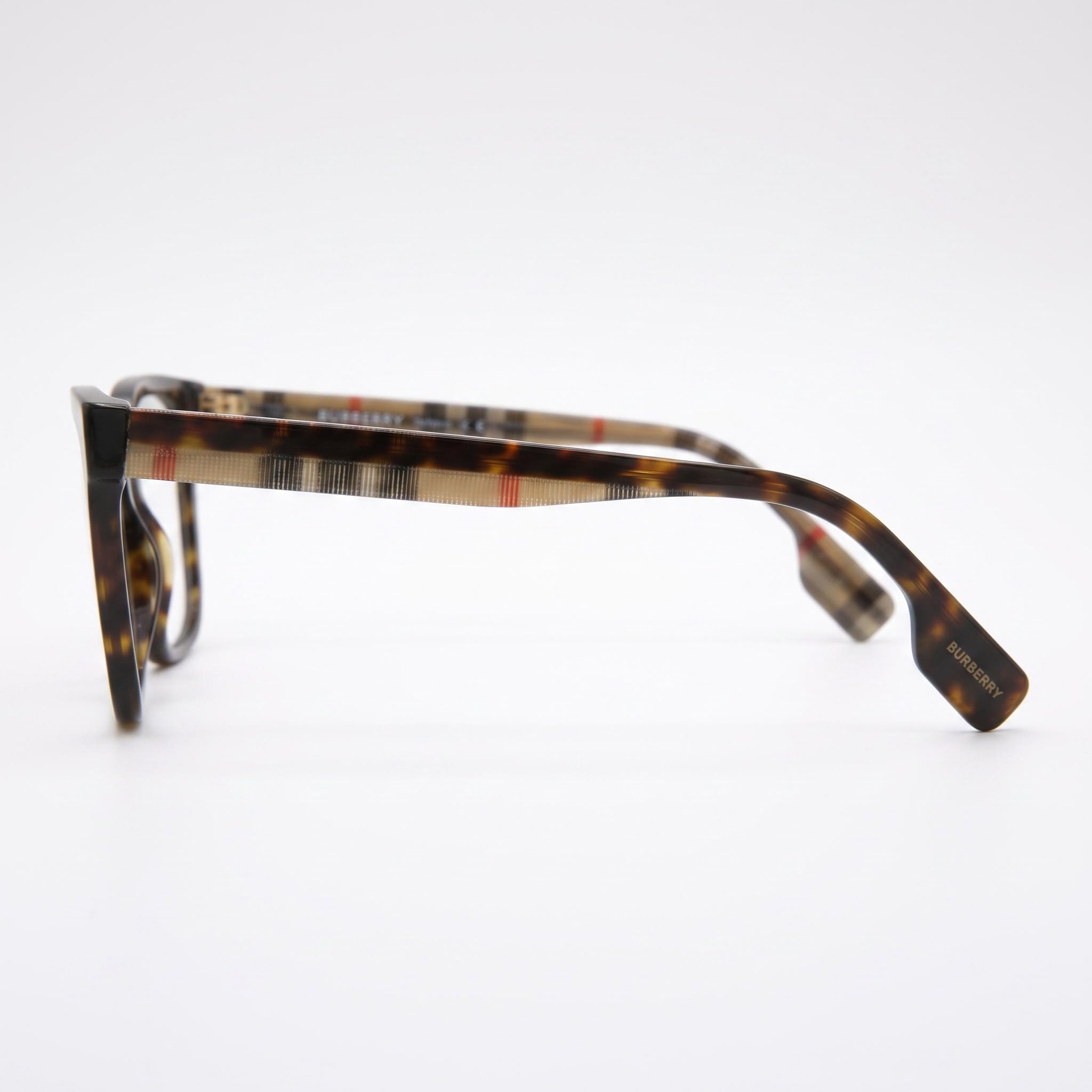 BURBERRY Be 2347 Women's Plastic Dark Havana Optical Eyeglasses Frame 52mm Lens 19mm Bridge 140mm Temple, Photo 3
