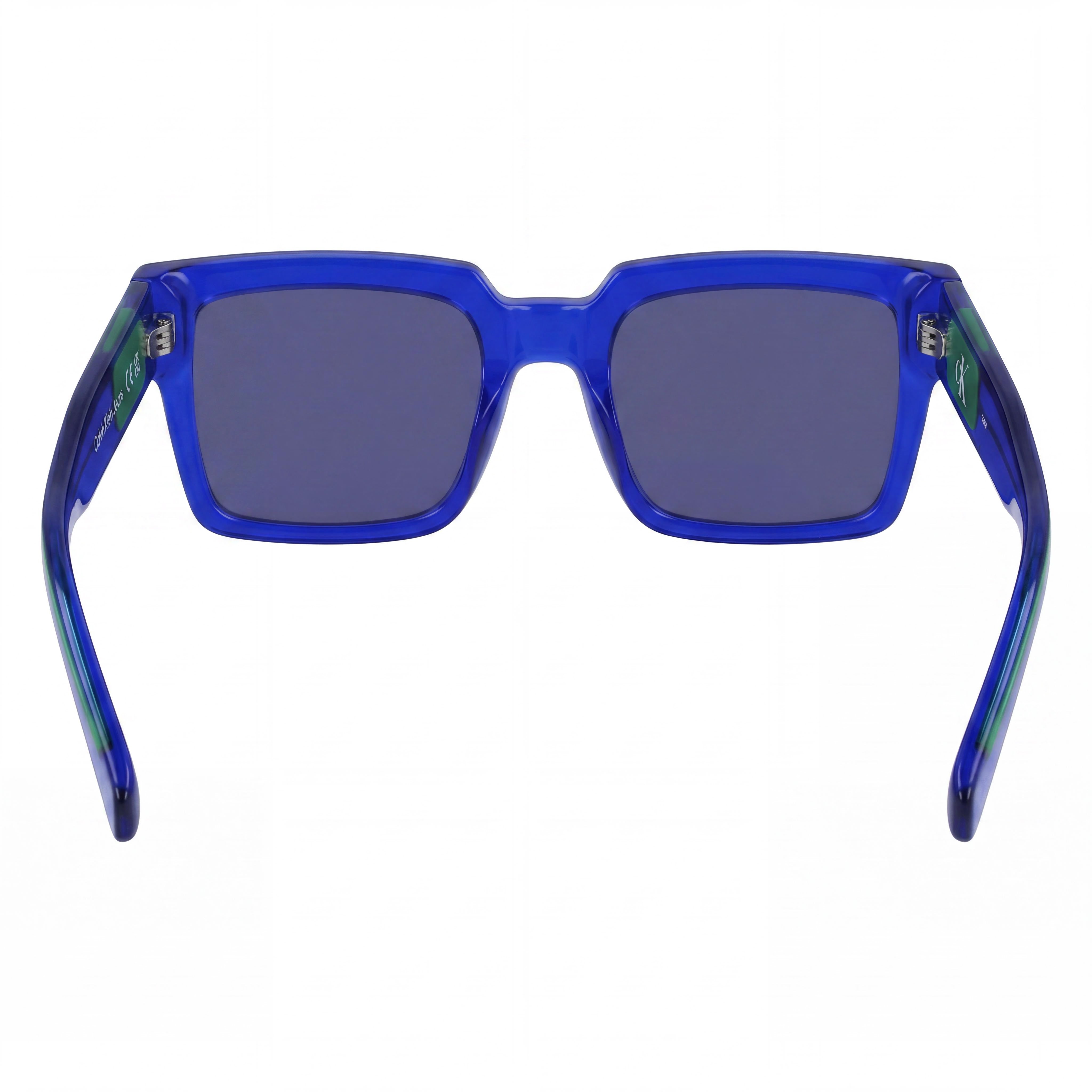 Calvin Klein Jeans Ckj23622s Unisex Blue Plant Based Resin Modified Rectangular RXable 100% UV Non-Polarized 53mm Sunglasses, Photo 4