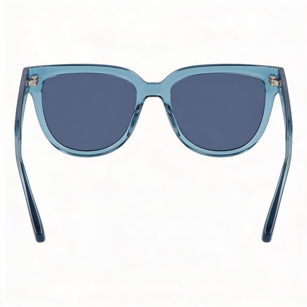 Gafas de sol Longchamp Casual para mujer, montura transparente Avio Iniettato, lentes de policarbonato no polarizadas, 52 mm