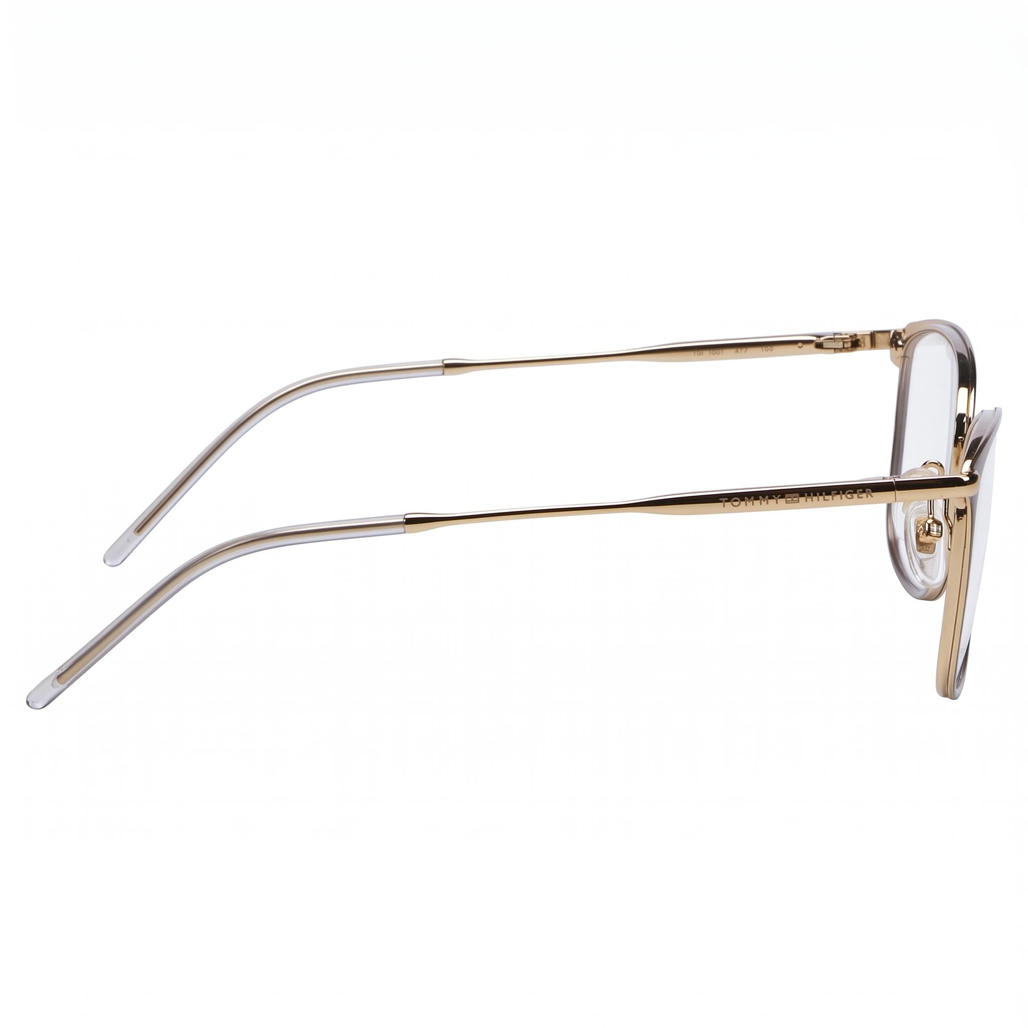 Tommy Hilfiger Th 1637 Unisex Gold Grey Alloy Steel Frame Sunglasses with Polycarbonate Lenses 53mm, Photo 2