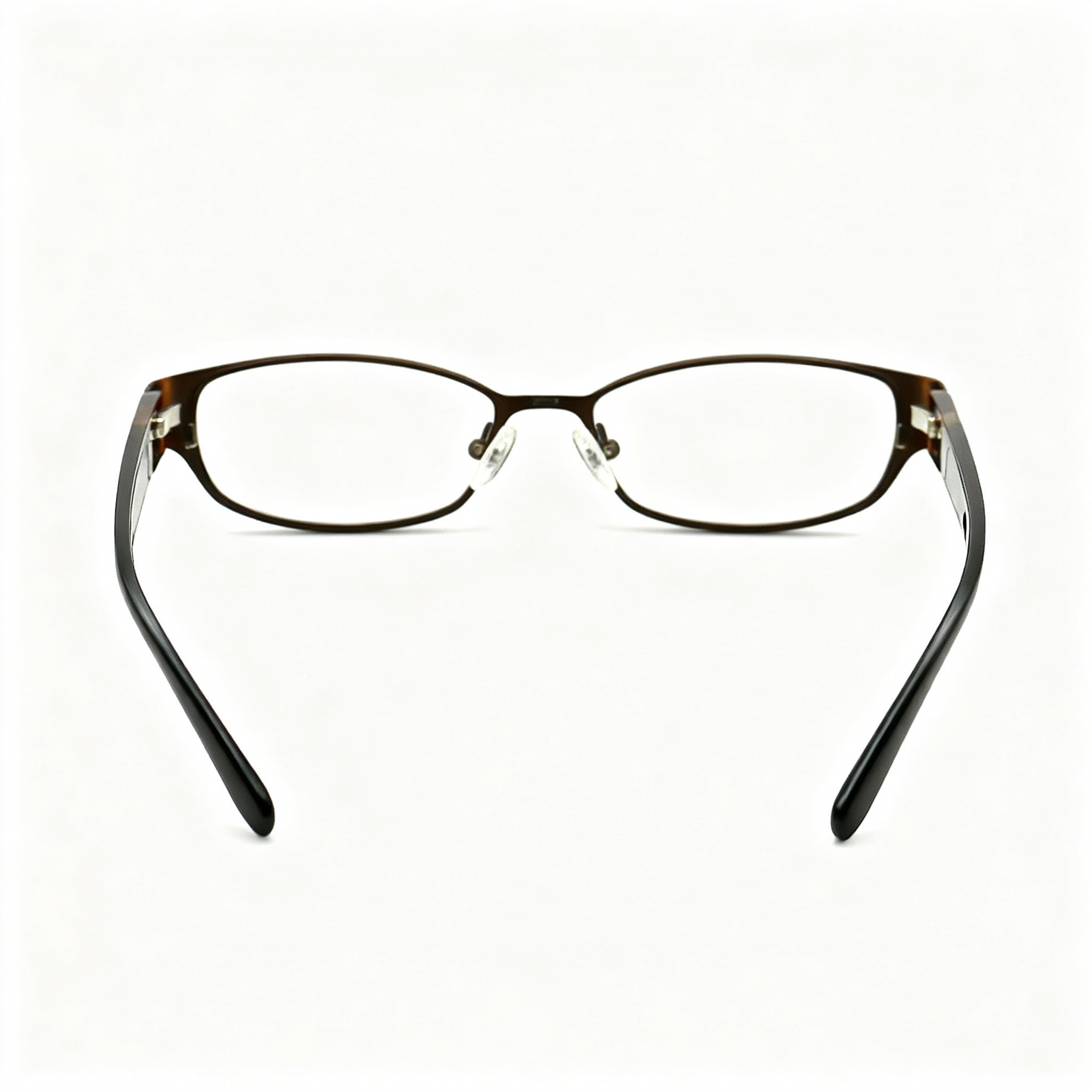 GUESS GU2412 Unisex Brown Metal Full-Rim Round Optical Eyeglasses Frames with Customizable Lenses 52-16-135mm, Photo 3
