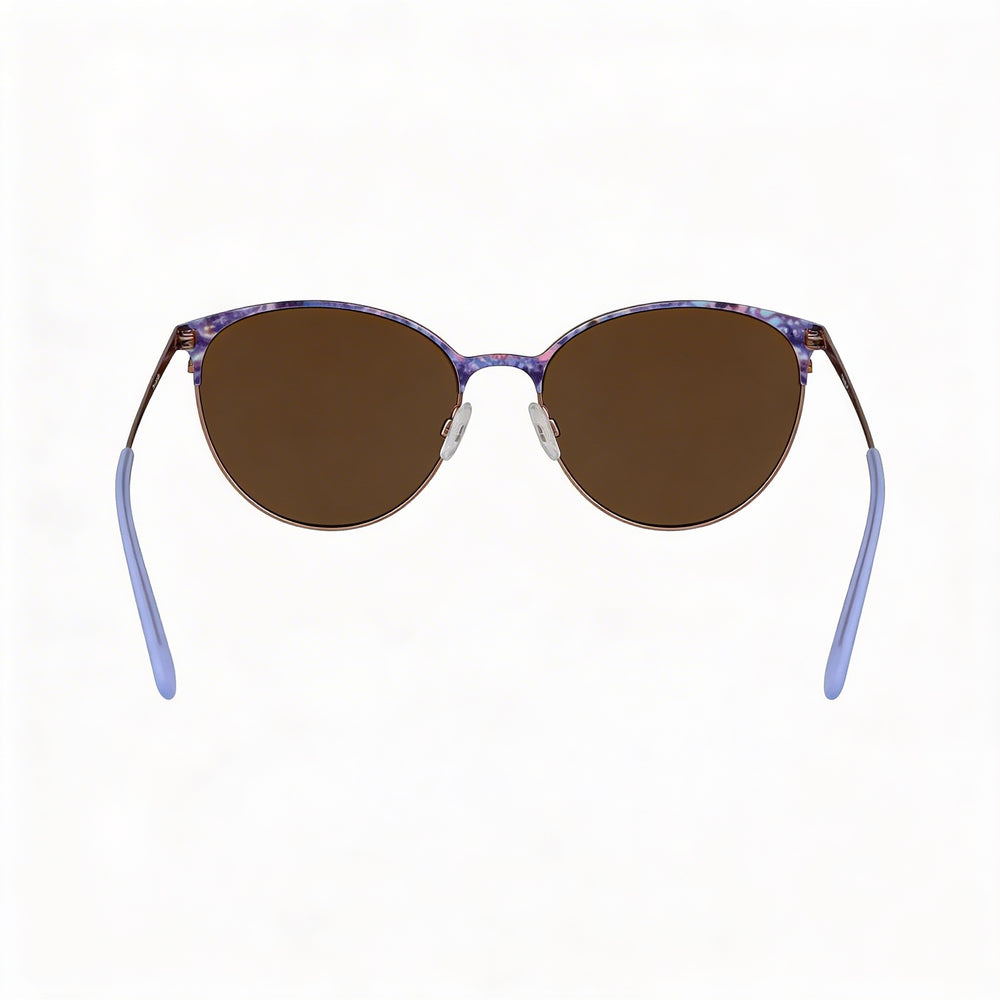 bebe Bb7244 Men's Rose Gold Plastic Frame with Acetate Lenses UV Protection Eyewear 57-17-140mm