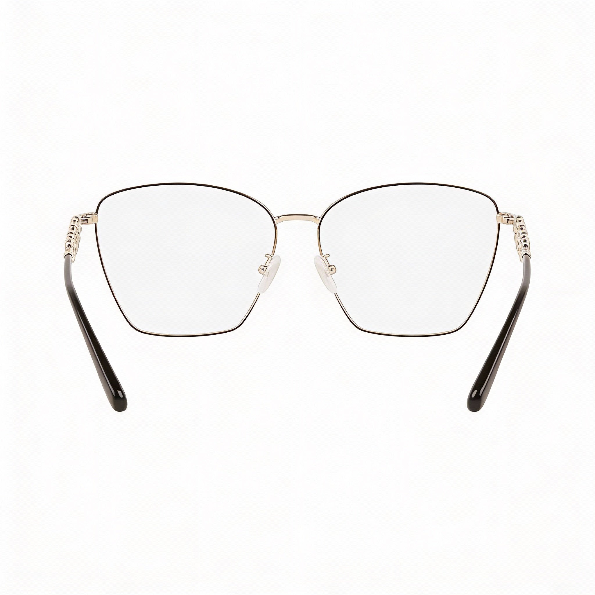 Gafas de sol Salvatore Ferragamo SF2217 para mujer, montura de acetato con diseño de mariposa, color dorado y negro, 57 mm, Photo 3