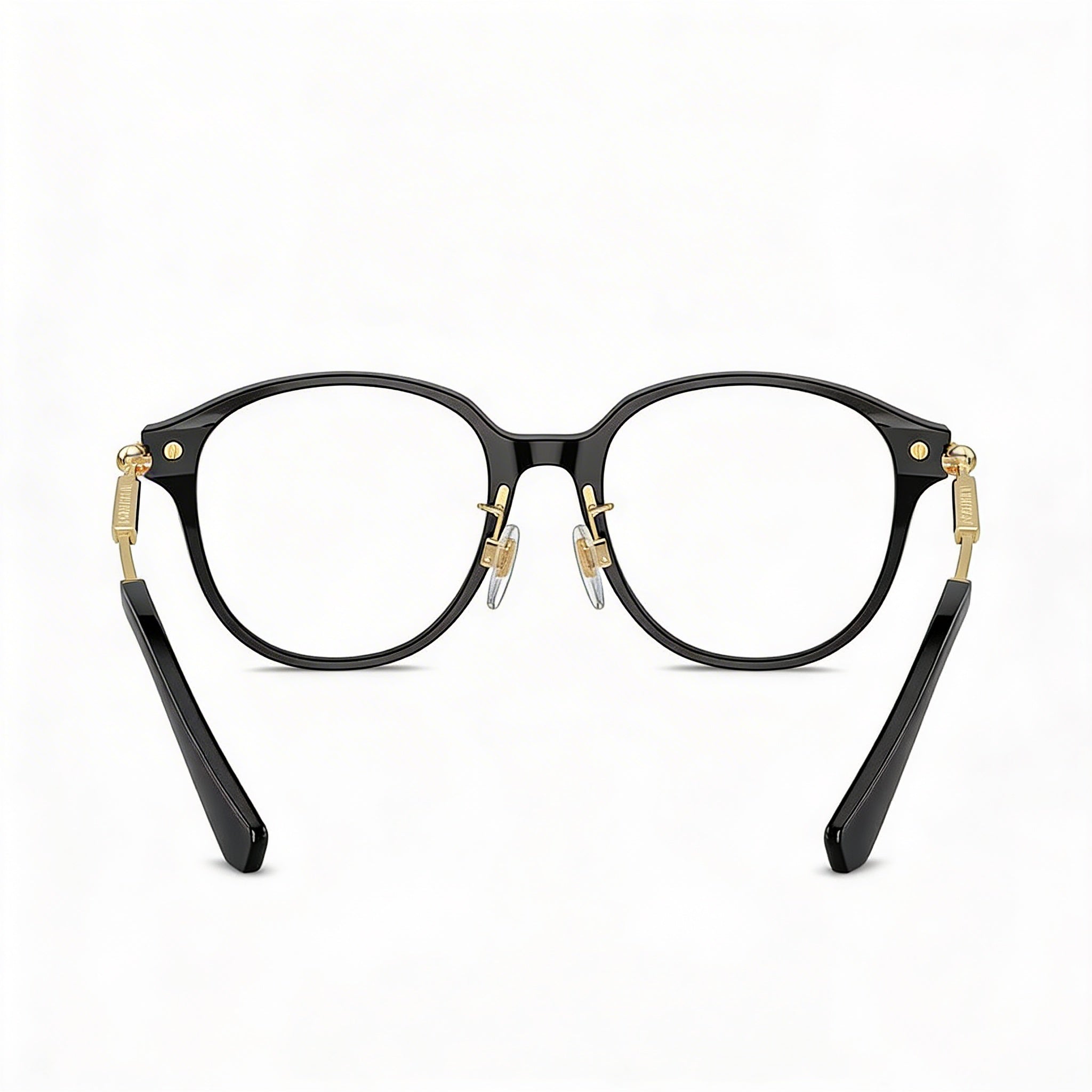 Gafas de sol BURBERRY Be 2412d para hombre con montura de acetato negro y lentes de policarbonato transparente, tamaño 52 mm, Photo 3