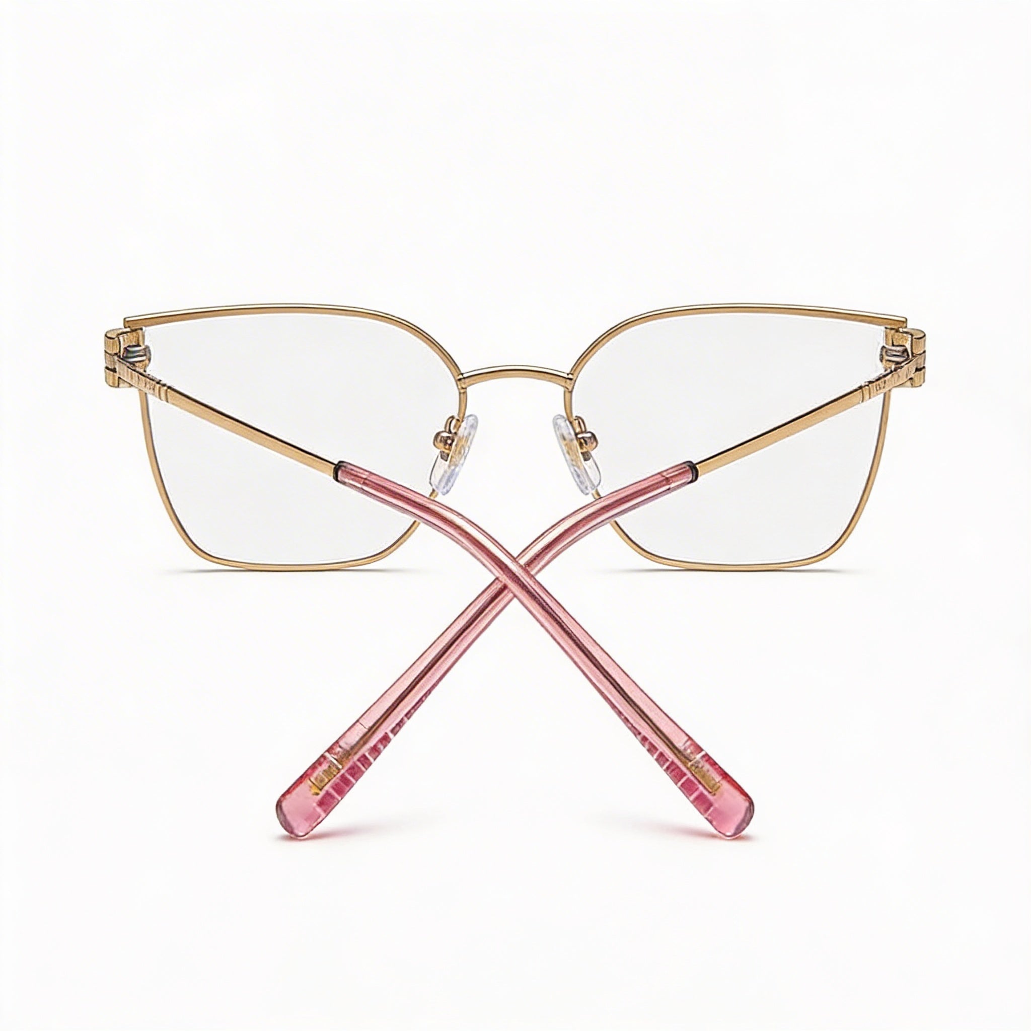 Chopard Luxury Unisex Acetate Frame Optical Glasses, Shiny Copper Gold, 54-17-140mm, Photo 4