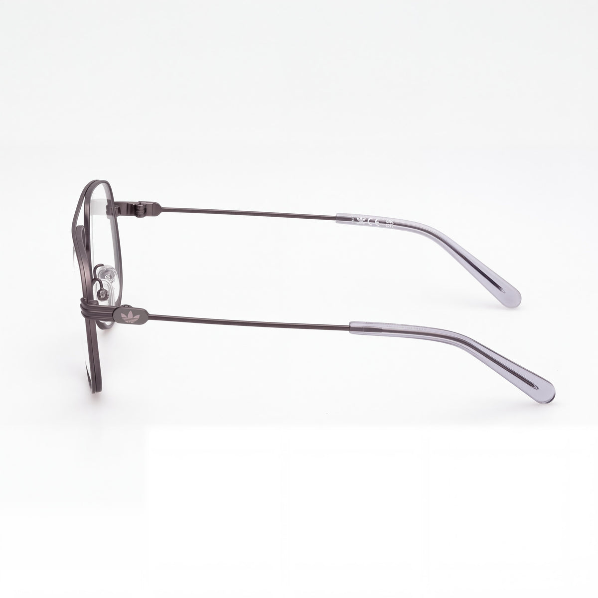 adidas Originals OR5117 MODERNO Men's Matte Gunmetal Metal Frame Eyeglasses with Polycarbonate Lenses 55-15-145, Photo 2