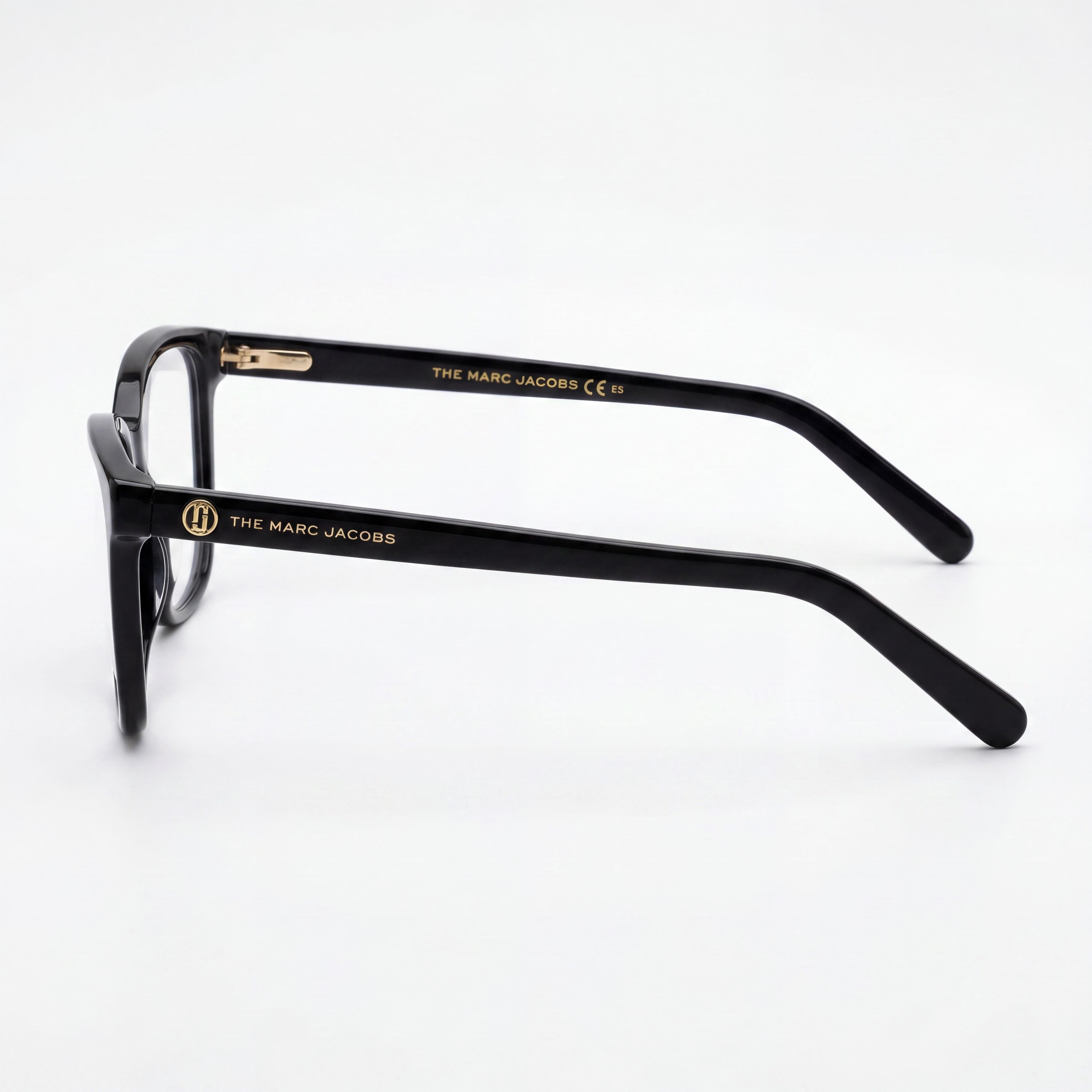 Marc Jacobs Marc 557 Modern Women's Black Acetate Frame Polycarbonate Black Lens Sunglasses 53mm, Photo 3
