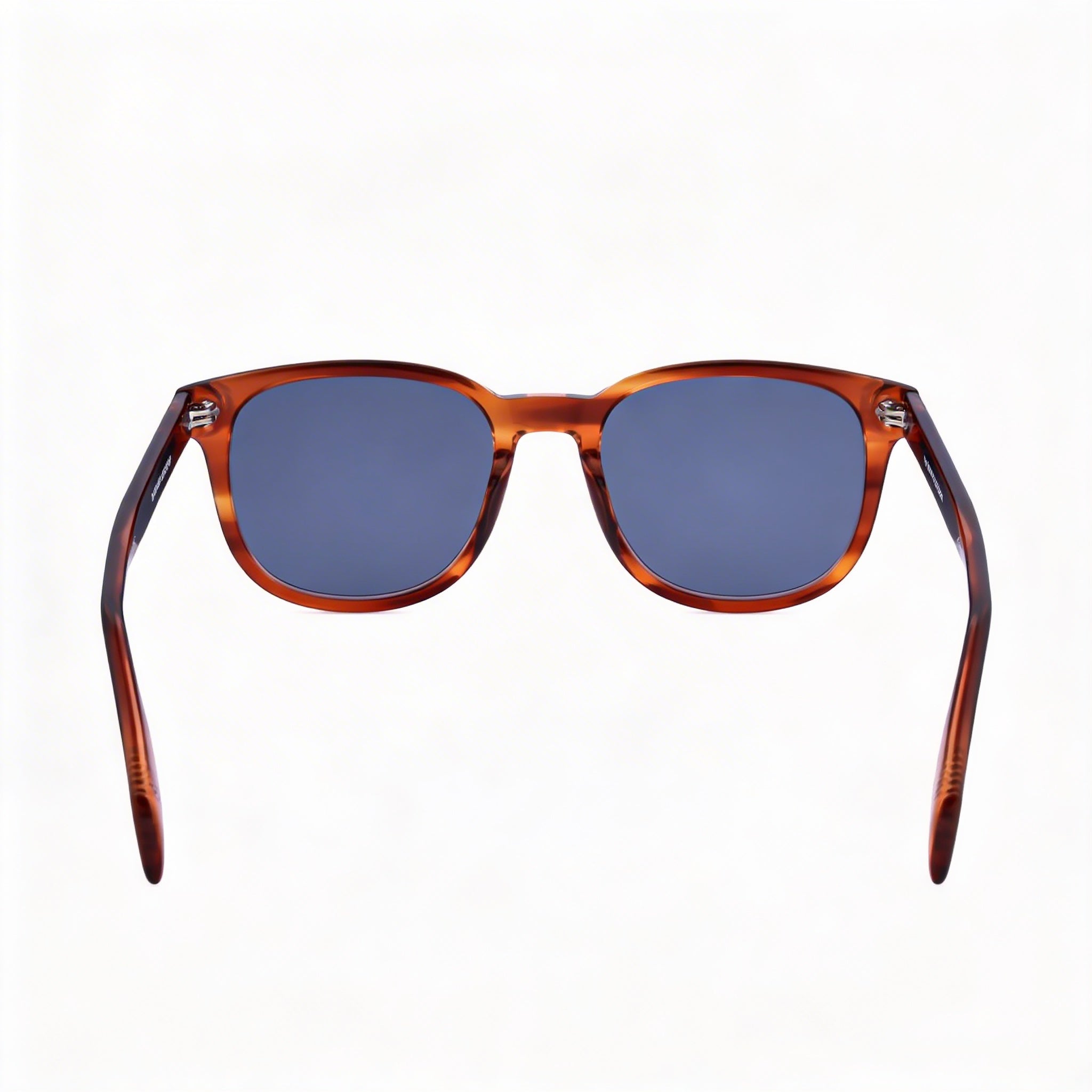 David Beckham Db 1062/S Unisex Acetate Brown Horn Blue Frame Brown Horn Polycarbonate UV Protection 52mm, Photo 4