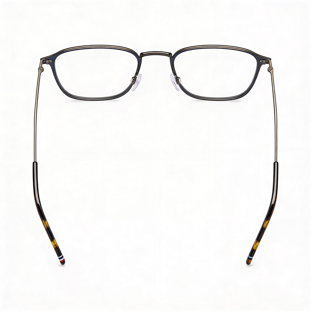Gafas Tommy Hilfiger Unisex Modernas de Acero de Aleación Azul Mate de 52 mm