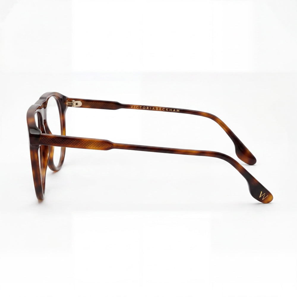 Victoria Beckham Women's Vb2602 Tortoise Acetate Eyeglasses with Clear Customisable Lenses, Lens 58mm, Bridge 13mm, Temple 140mm