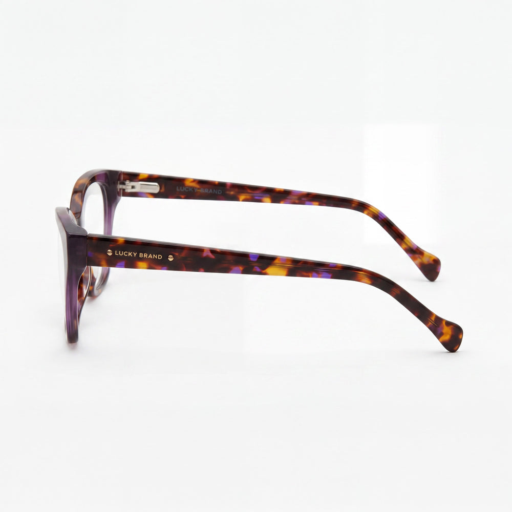 Lentes de sol Lucky Brand Vlbd237 para hombre, armazón de plástico azul Havana, micas de policarbonato polarizadas, 51 mm