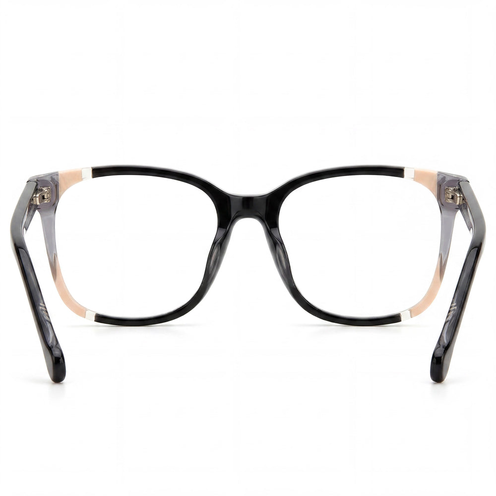 Carolina Herrera Modern Women's Acetate Frame Optical Eyeglasses in Black Nude, Size 52-17-145