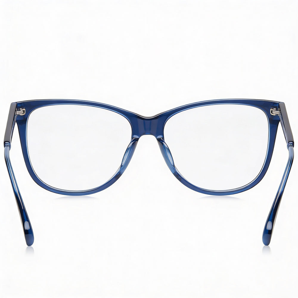 Gafas Max & Co. modernas para mujer, montura de plástico multicolor con lentes de plástico transparentes, tamaño 54-16-140mm