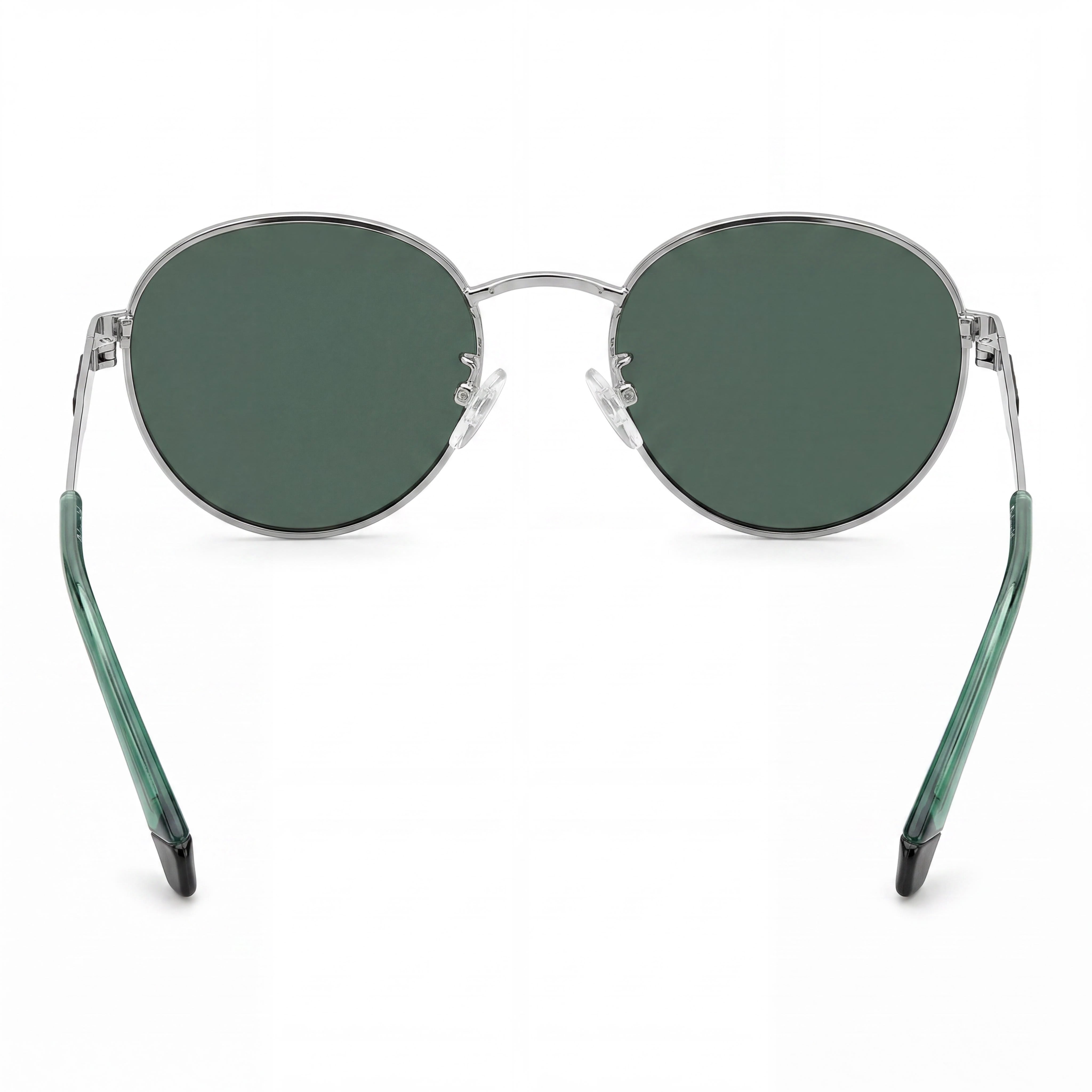 Polaroid Classic Unisex Multicolour Stainless Steel Sunglasses with Green Polarized UV Protection Lenses 52mm, Photo 4