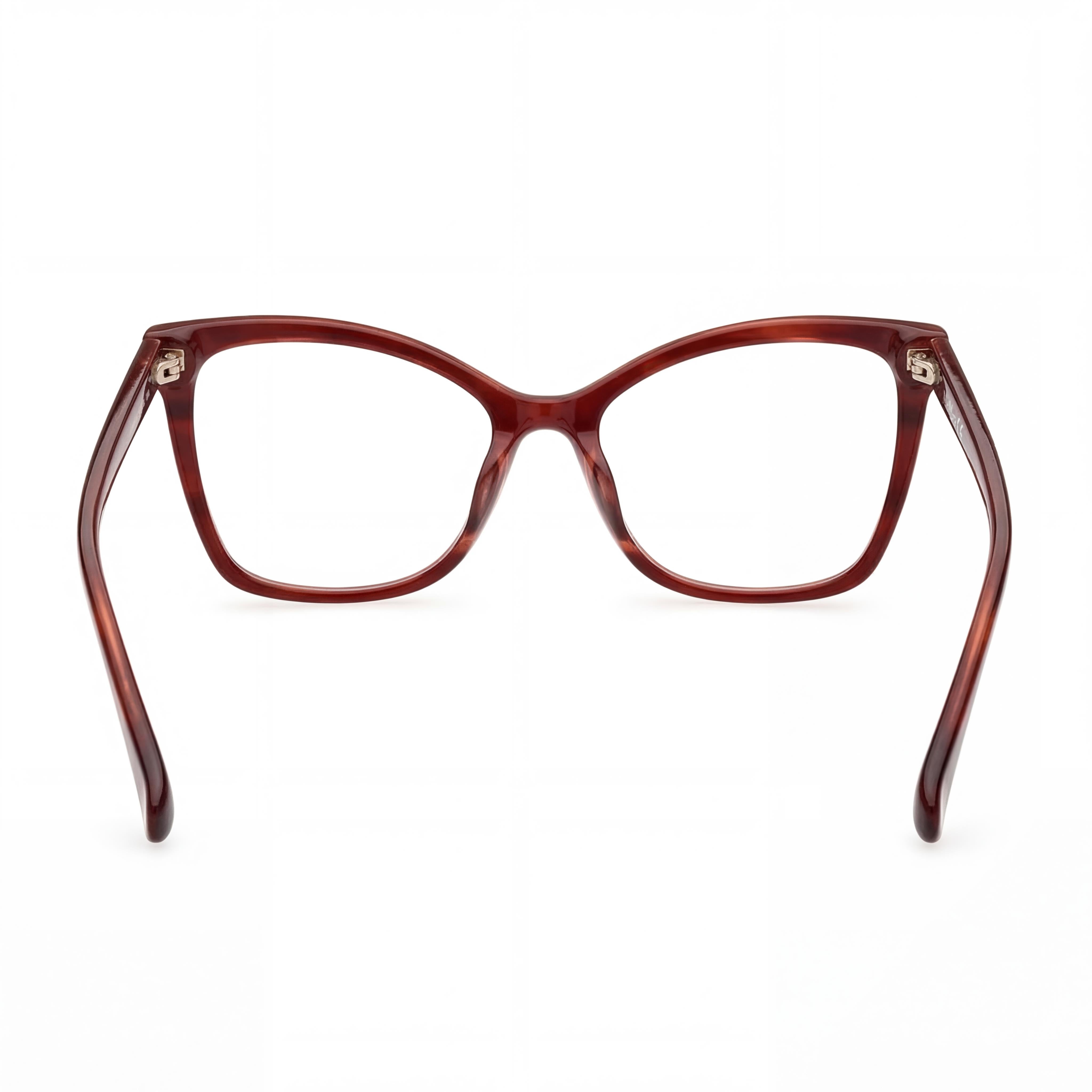 MaxMara MM5060 071 Women's Cat Eye Plastic Eyeglasses Bordeaux 54-16-140, Photo 4