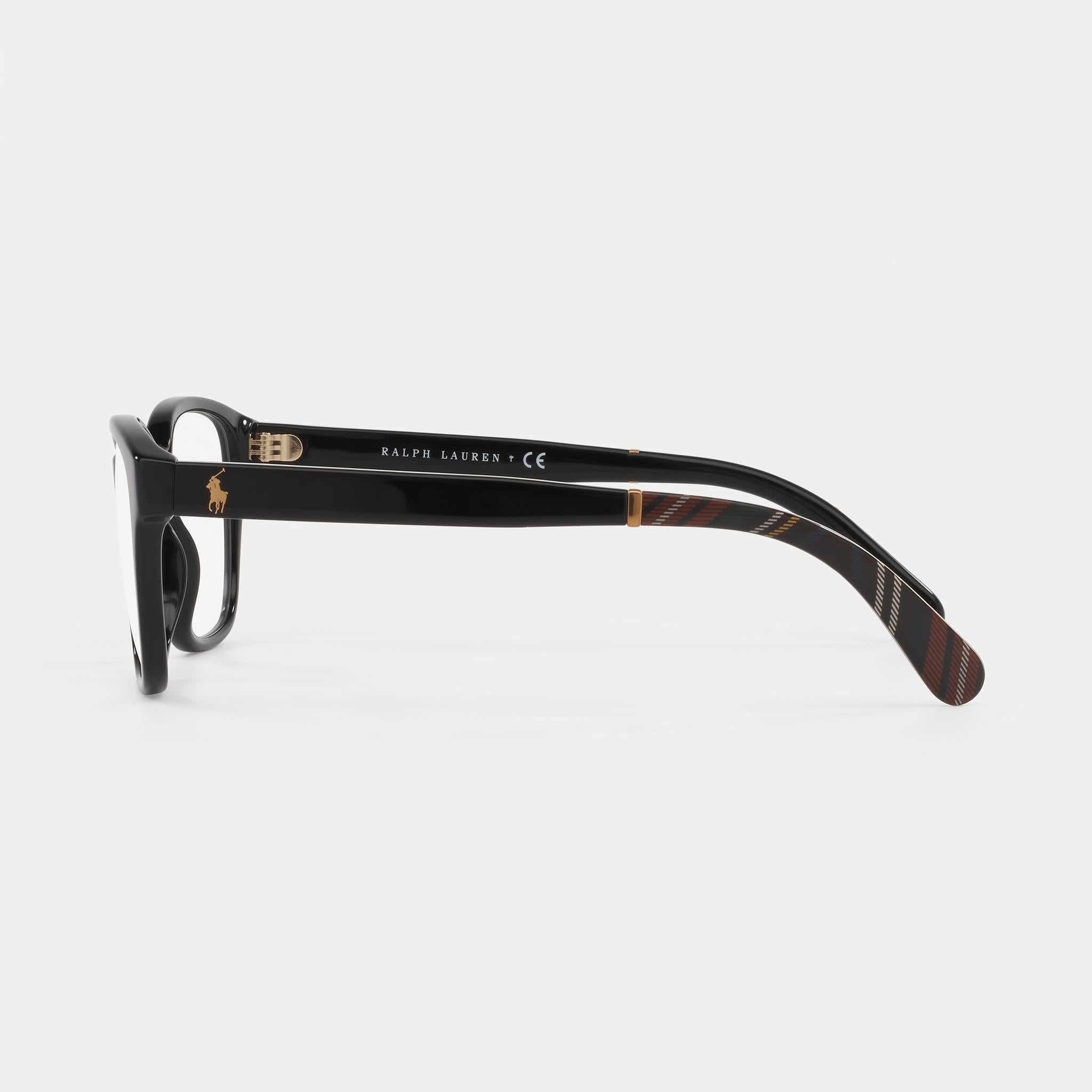 Ralph Lauren 0ph2165 Women's Eyeglasses with Non-Polarized Lenses, Shiny Black Frame, Size 53-17-145mm, Photo 2